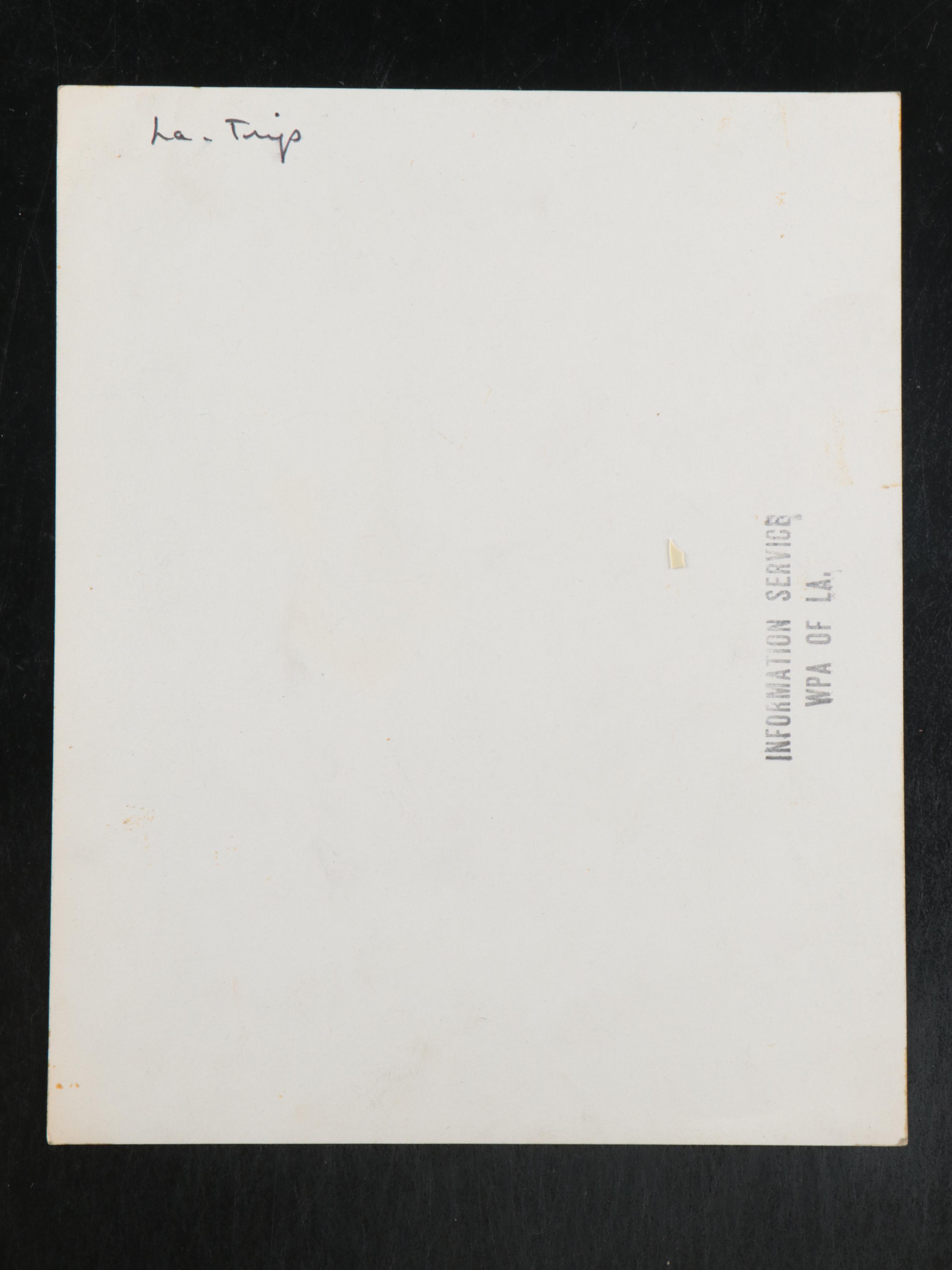 Photos of Louisiana Governor Richard Leche, Seymour Weiss and Albert B. Chandler