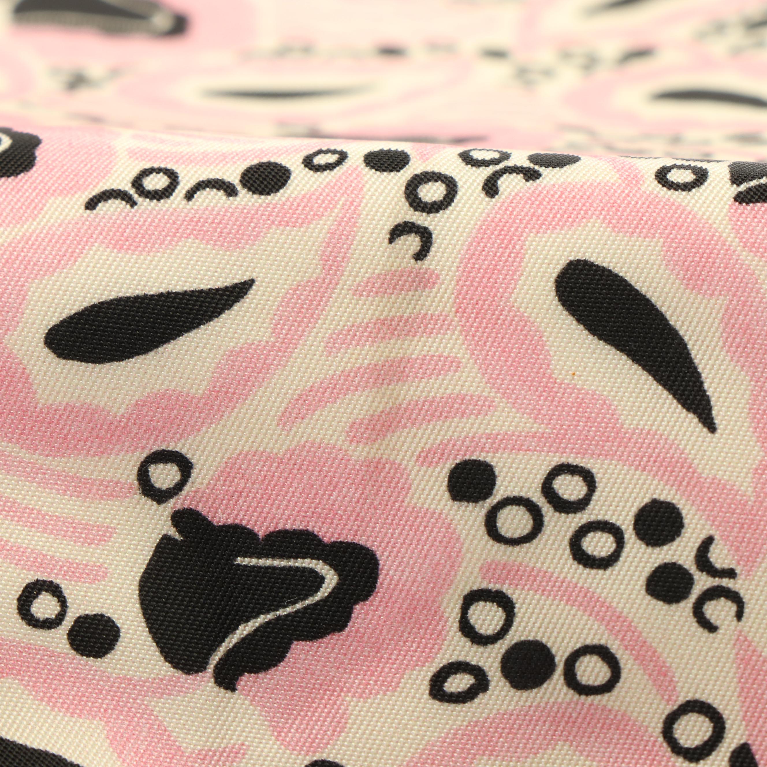 Prada Triangle Logo Pink and Black Nylon Tote Bag