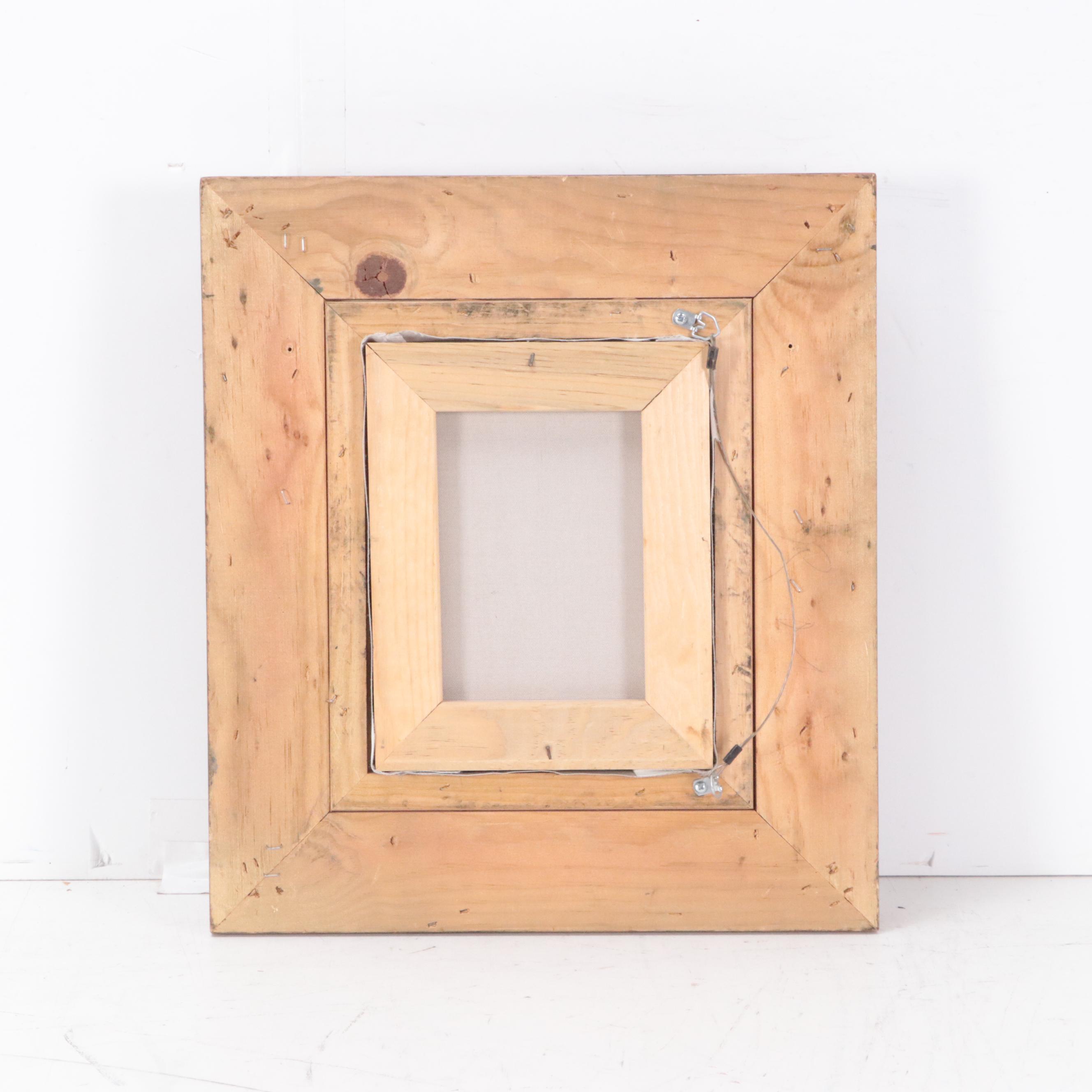 Lee Oil Painting of a Still Life with Flowers, Late 20th Century