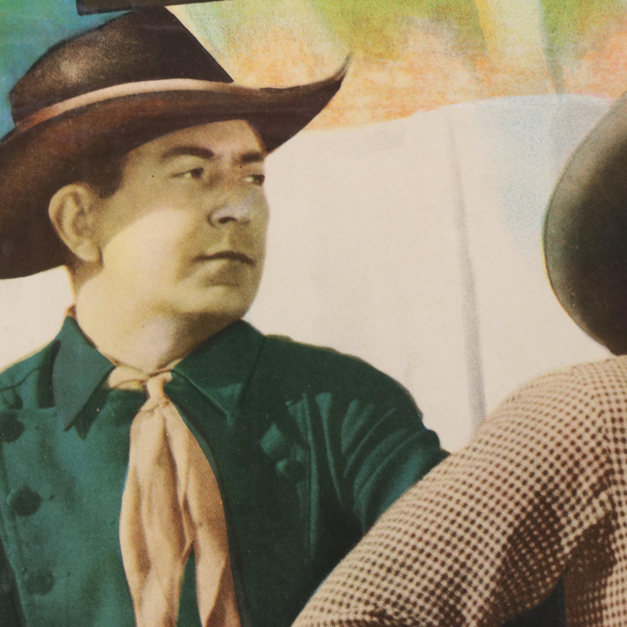 "Frontier Agent" Western Movie Poster, 1948