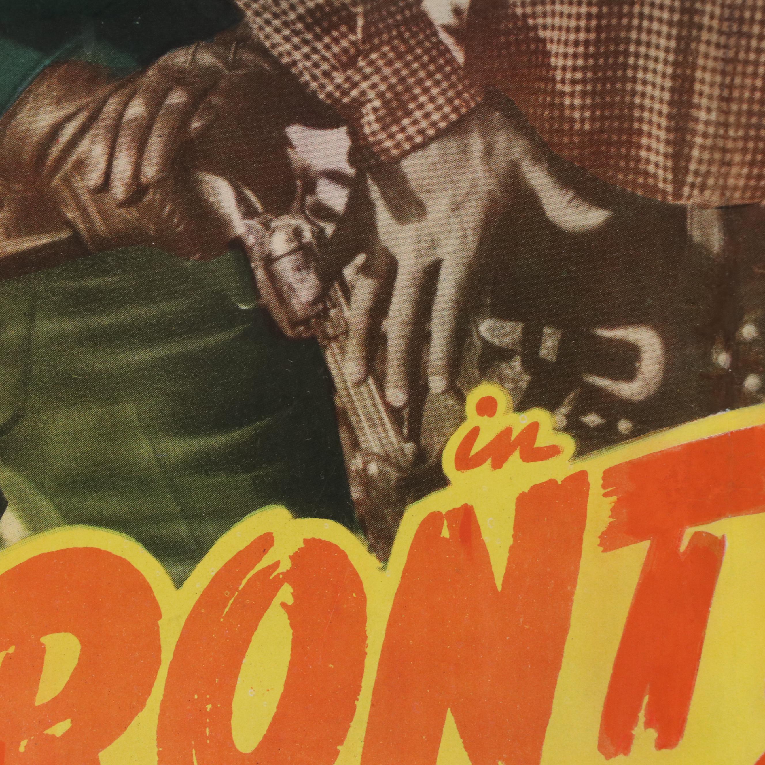 "Frontier Agent" Western Movie Poster, 1948