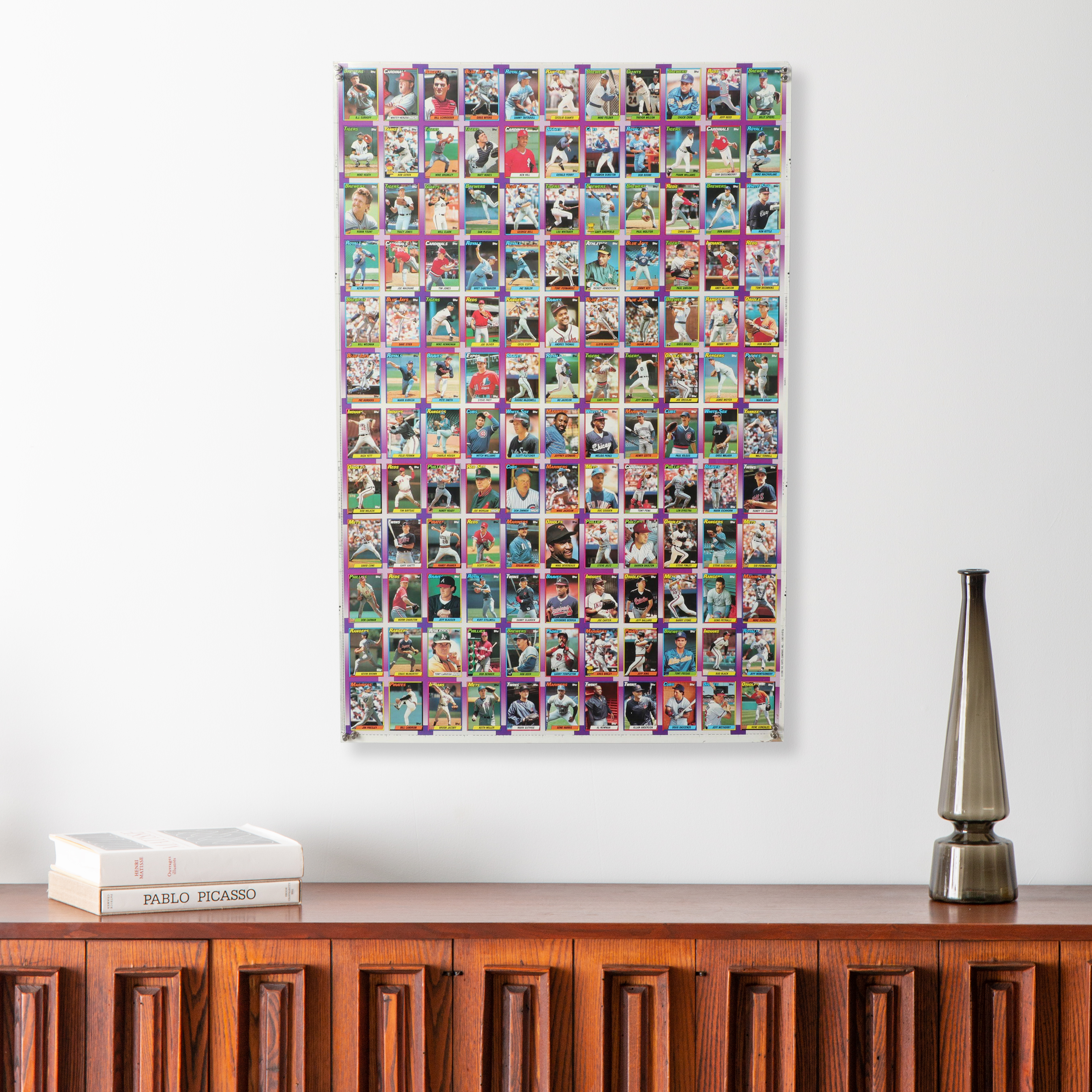 1990 Topps Uncut Baseball Card Sheets Featuring Ken Griffey Jr. All-Star Rookie