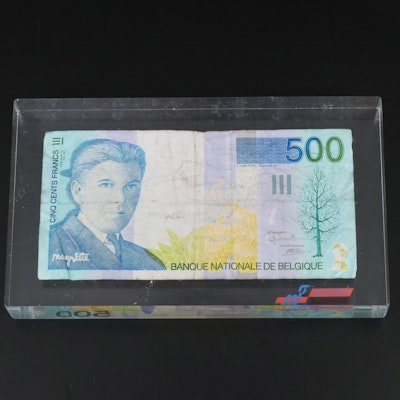 500 Belgian Francs Banknote