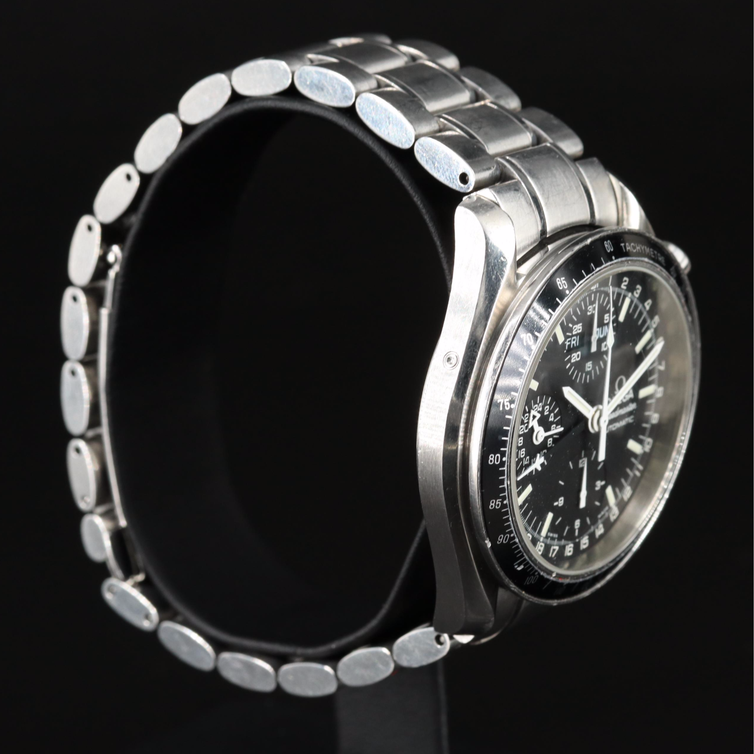 1999 Omega Speedmaster Triple Calendar Chronograph Watch