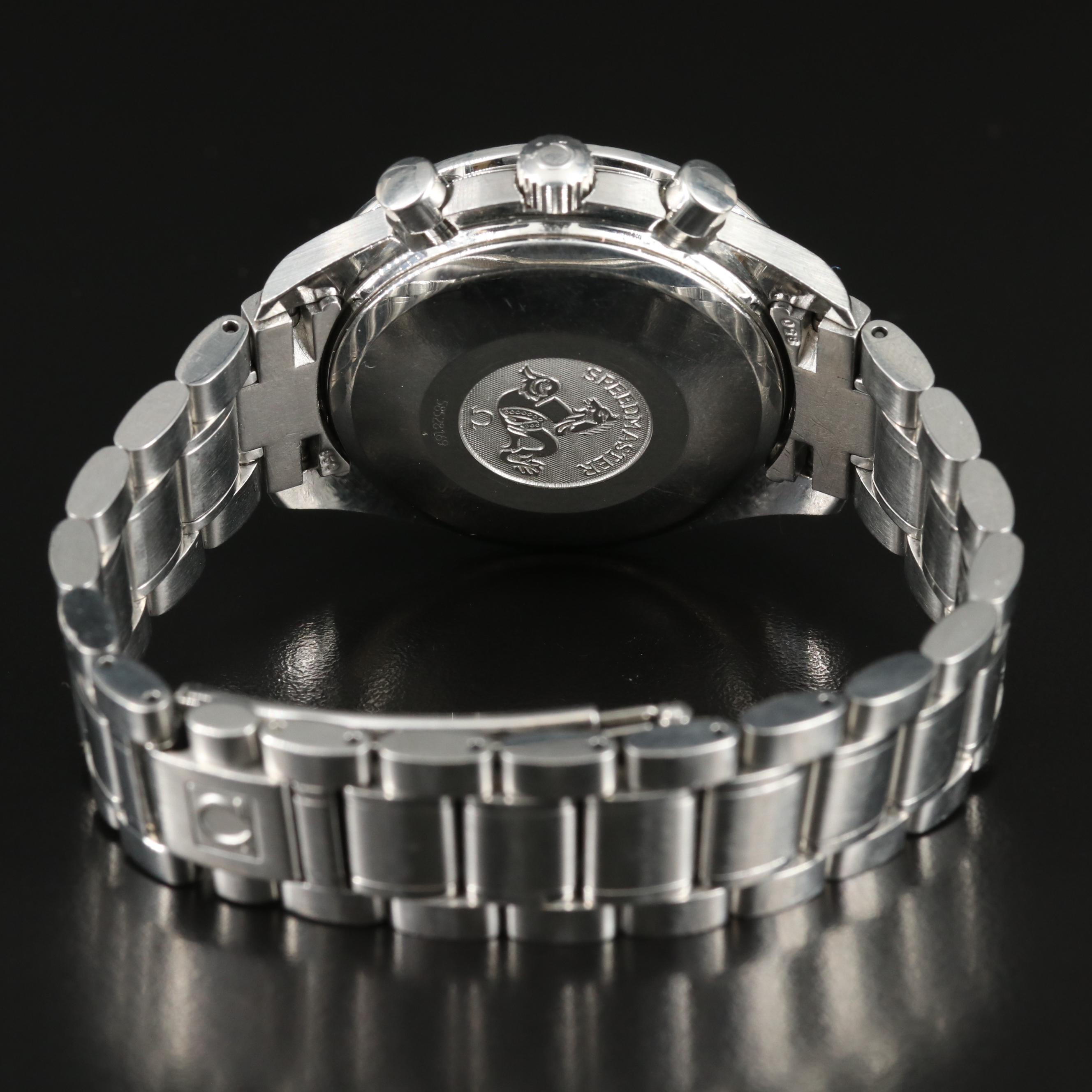 1999 Omega Speedmaster Triple Calendar Chronograph Watch