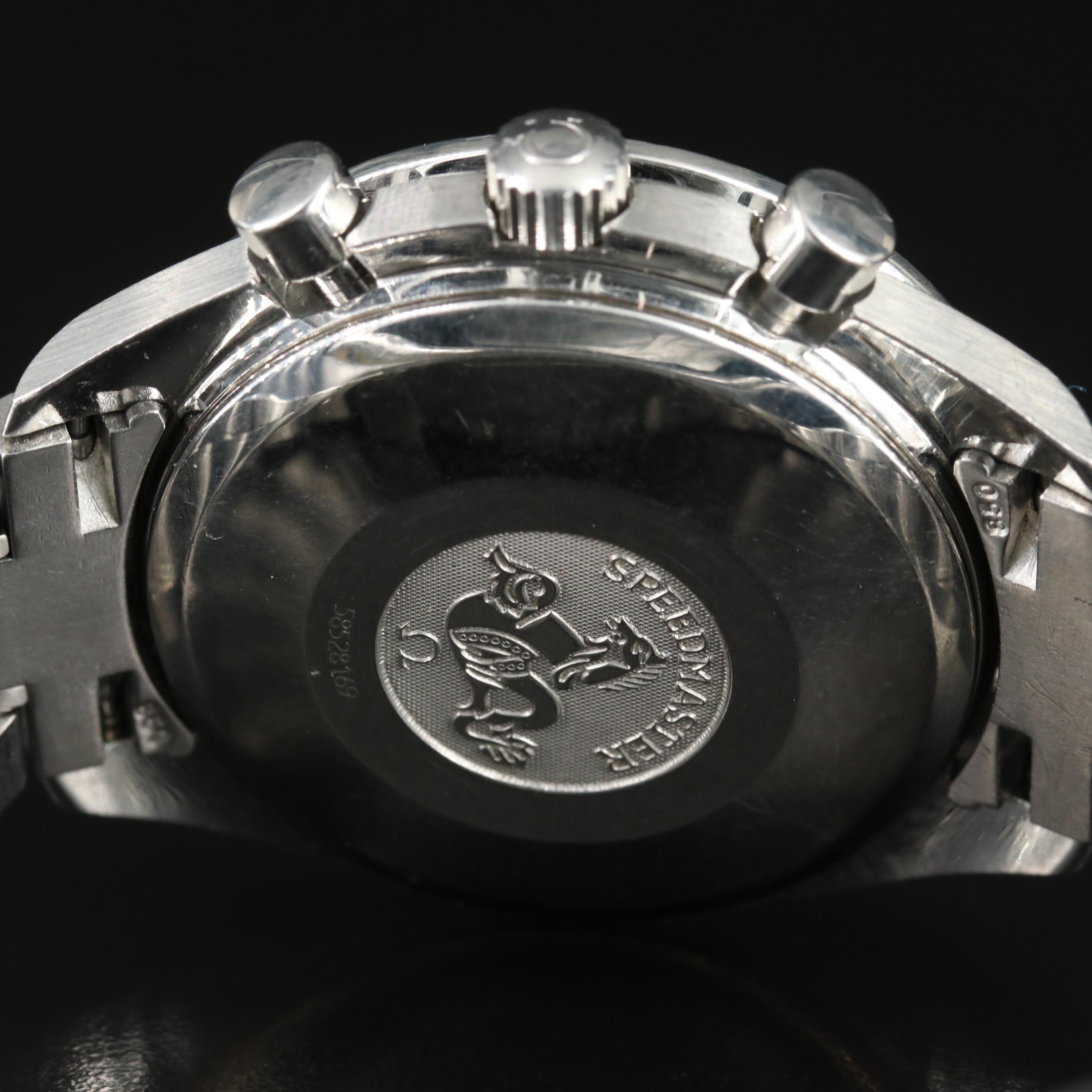 1999 Omega Speedmaster Triple Calendar Chronograph Wristwatch EBTH