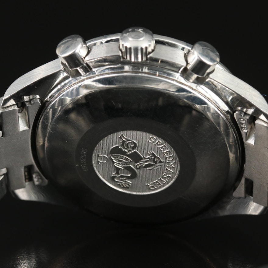 1999 Omega Speedmaster Triple Calendar Chronograph Wristwatch EBTH 1999-omega-speedmaster-triple-calendar-chronograph-wristwatch-ebth