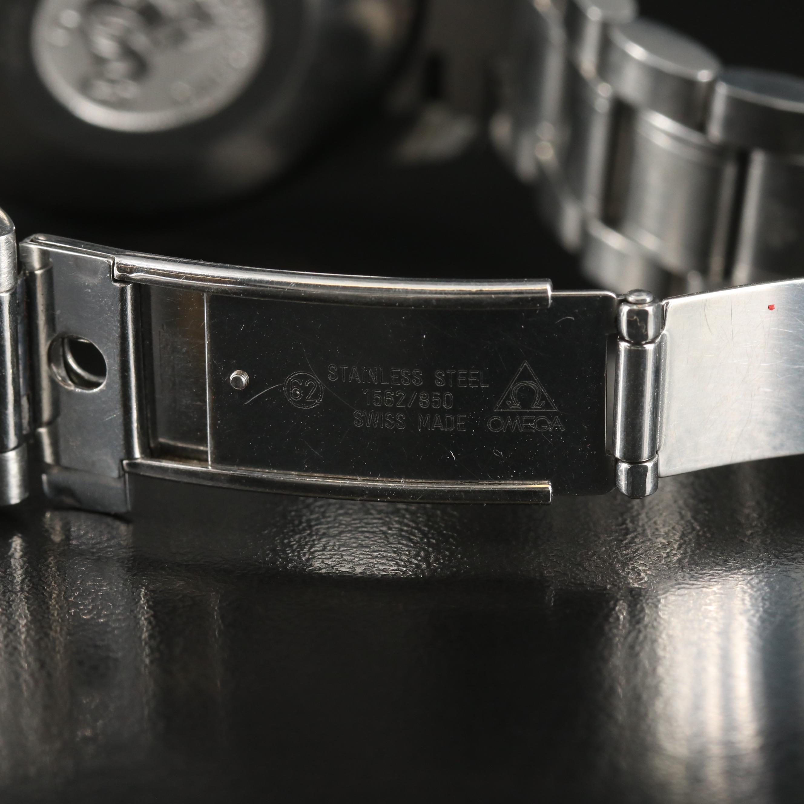 1999 Omega Speedmaster Triple Calendar Chronograph Watch