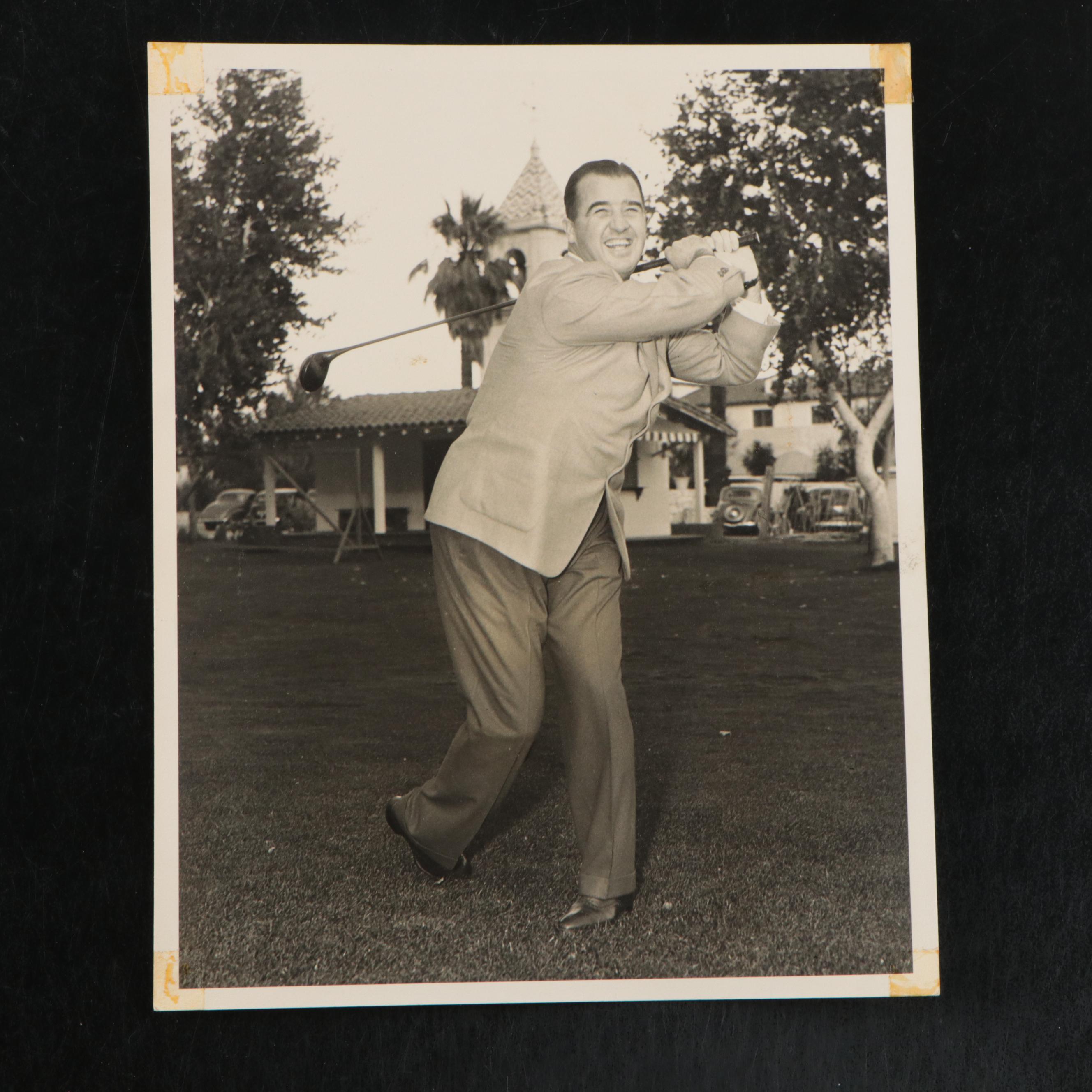Photos of Albert Benjamin "Happy" Chandler Golfing, Rowing and More