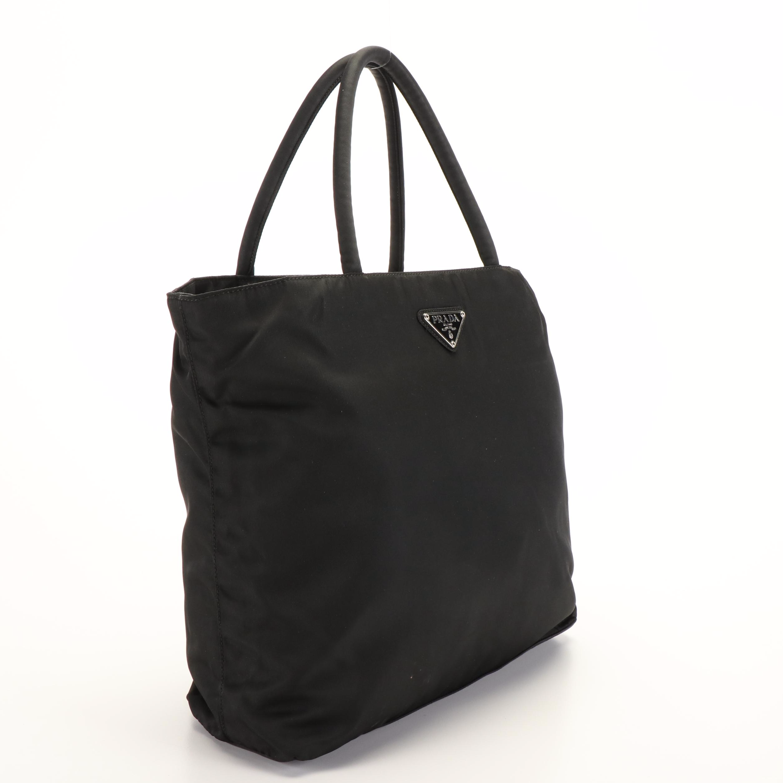 Prada Tote Bag in Black Tessuto Nylon