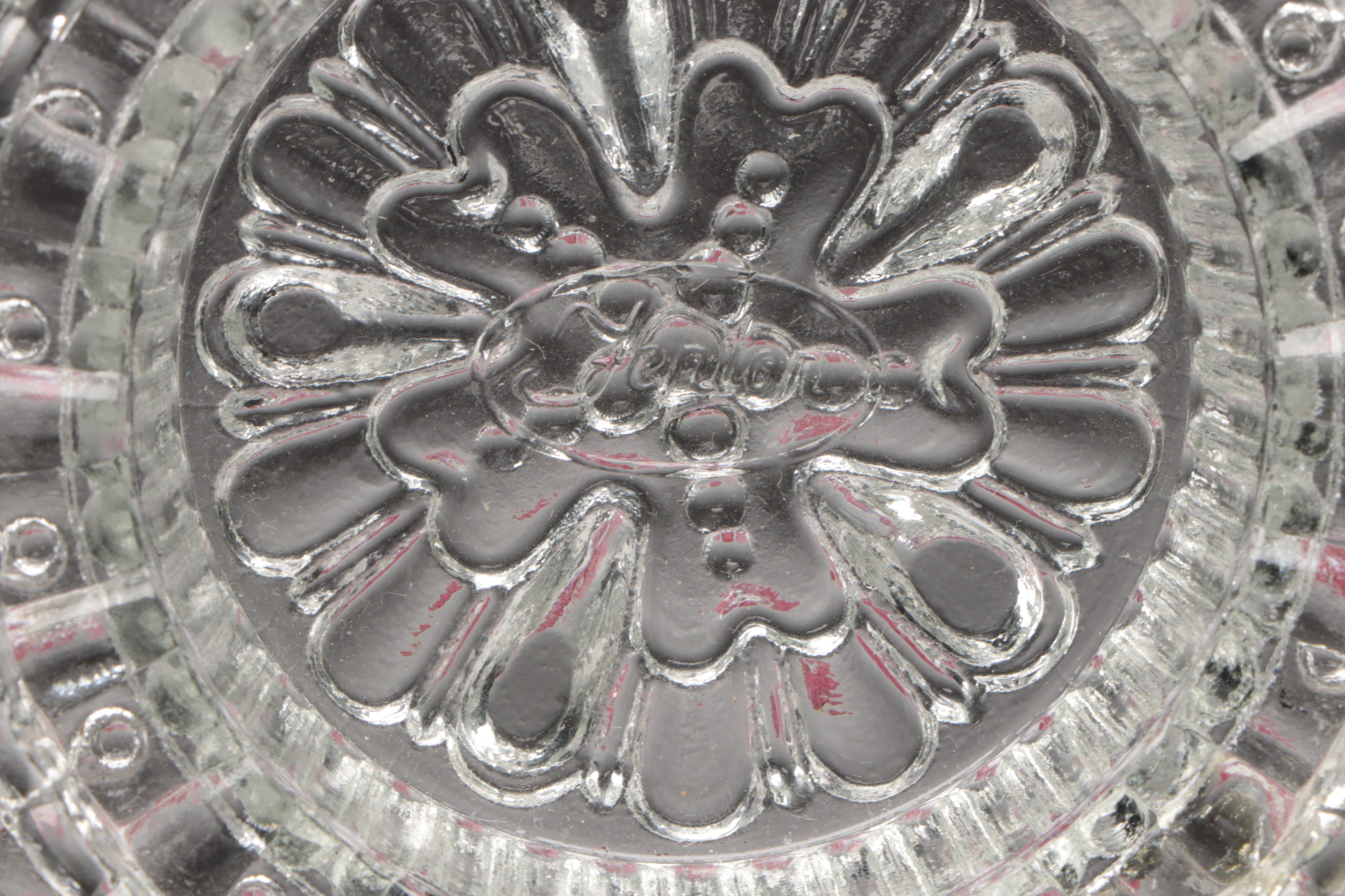 Fenton Cranberry Opalescent Optic Heart, Stars & Stripes Fairy Lamps and Top Hat