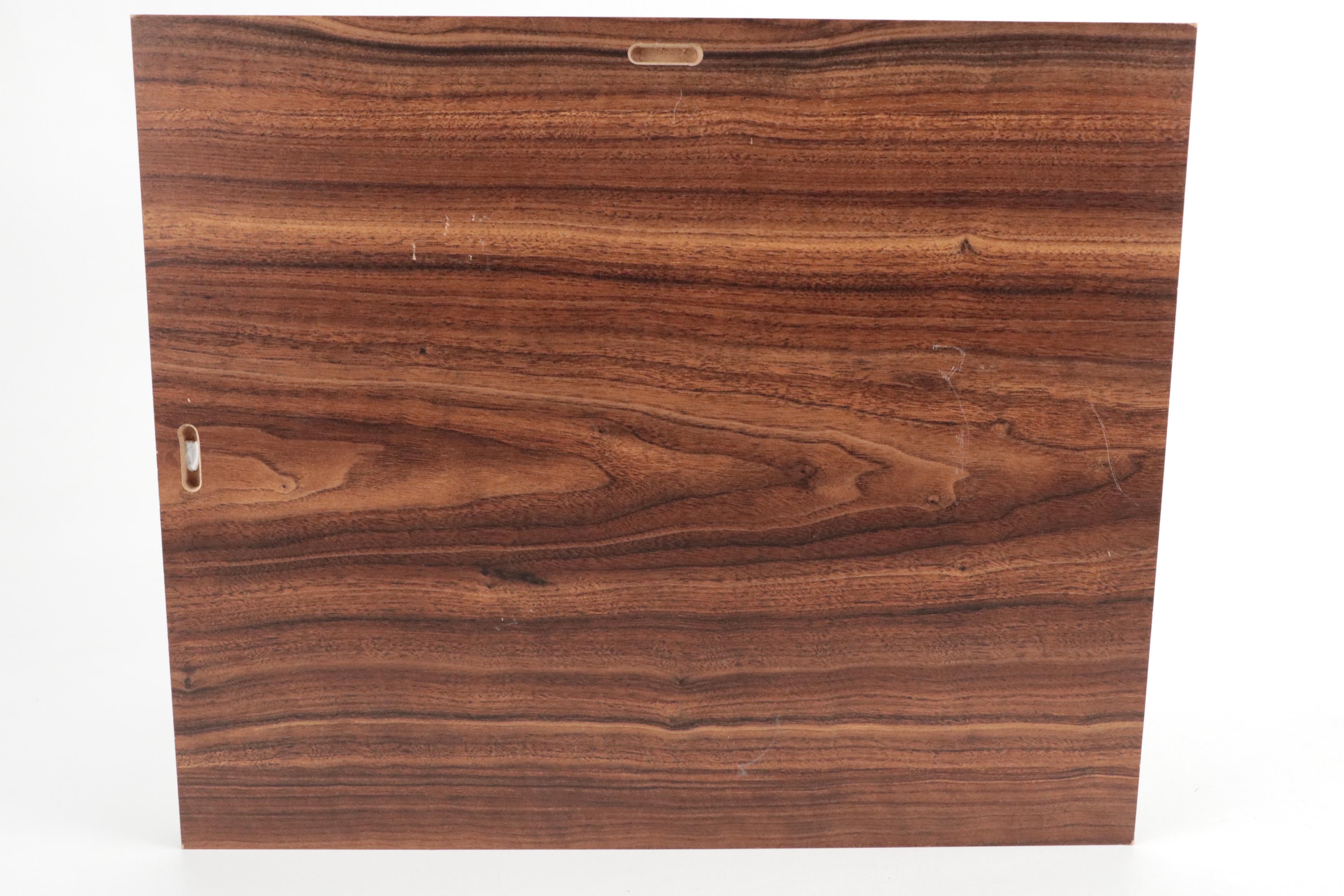 Bob Feller Signed Baseball Print Featuring "Happy" Chandler and George Bush