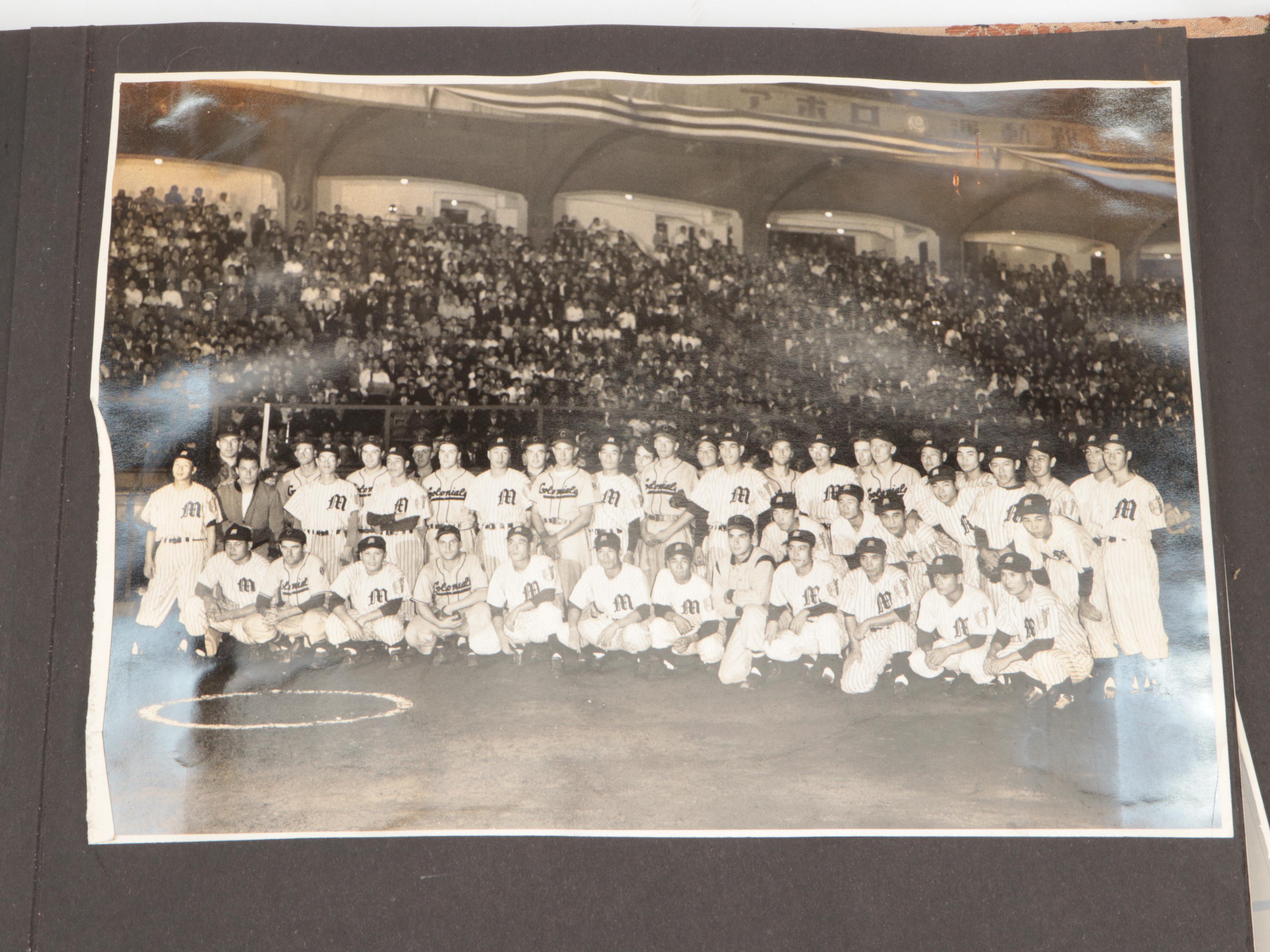 Inter-Hemisphere Non-Pro Baseball Championship Scrapbook, 1951