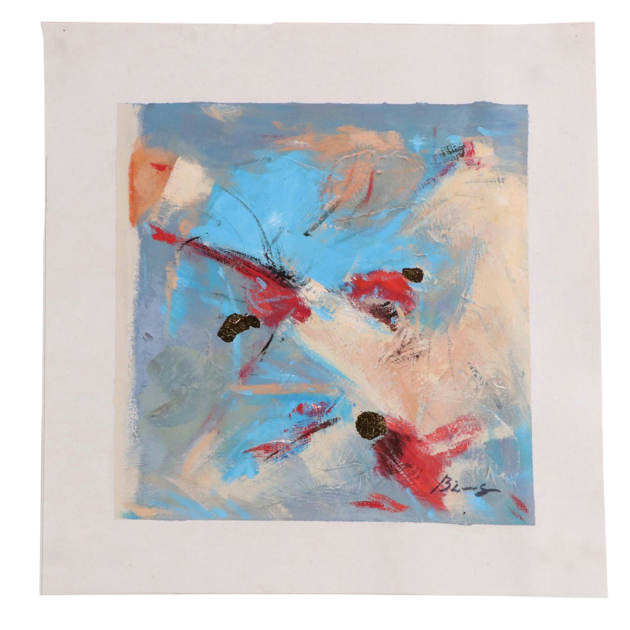 Bing Abstract Oil Painting, 21st Century