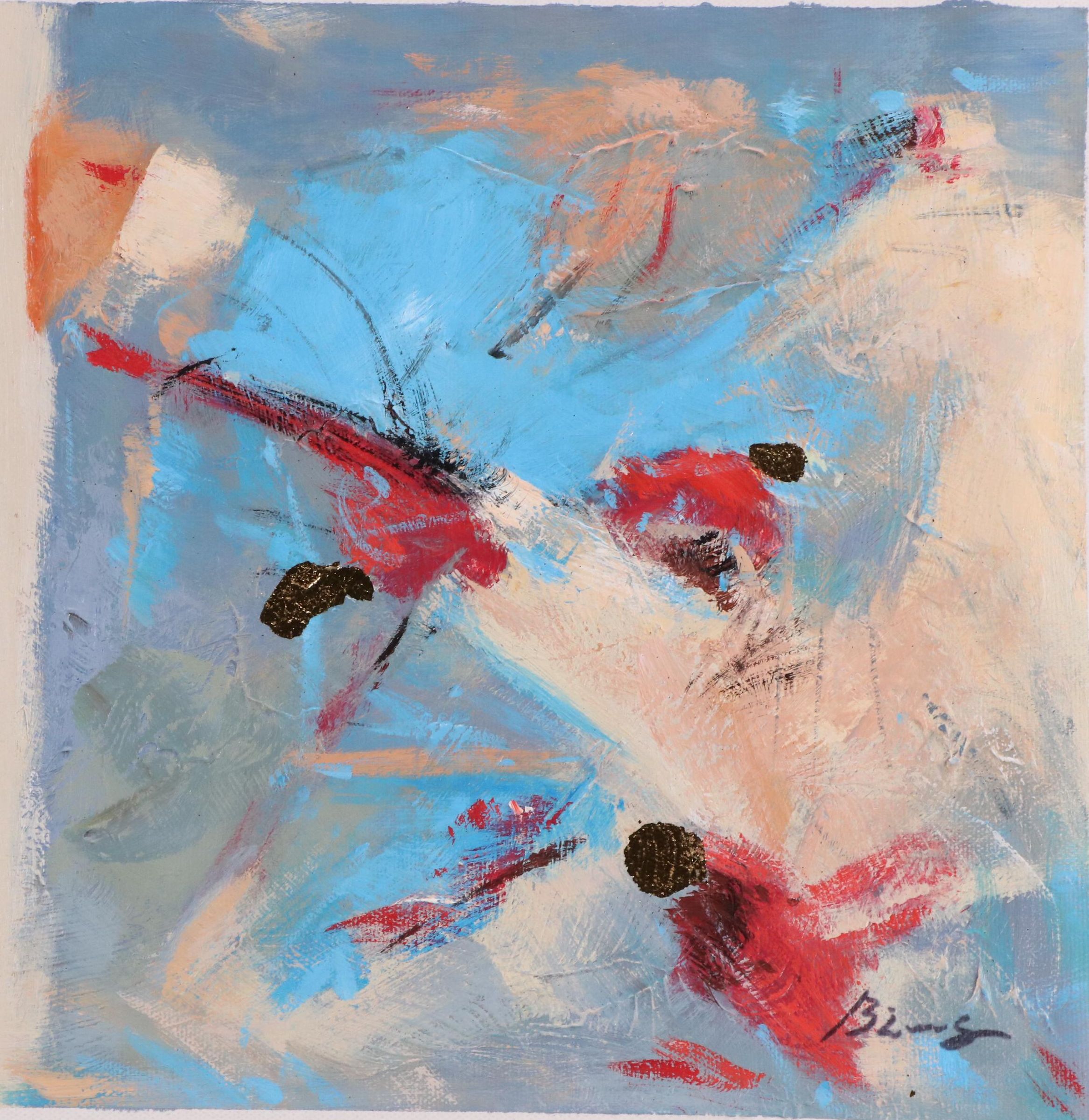 Bing Abstract Oil Painting, 21st Century