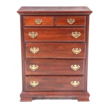 Kincaid Chippendale Style Walnut Finish Chest of Drawers