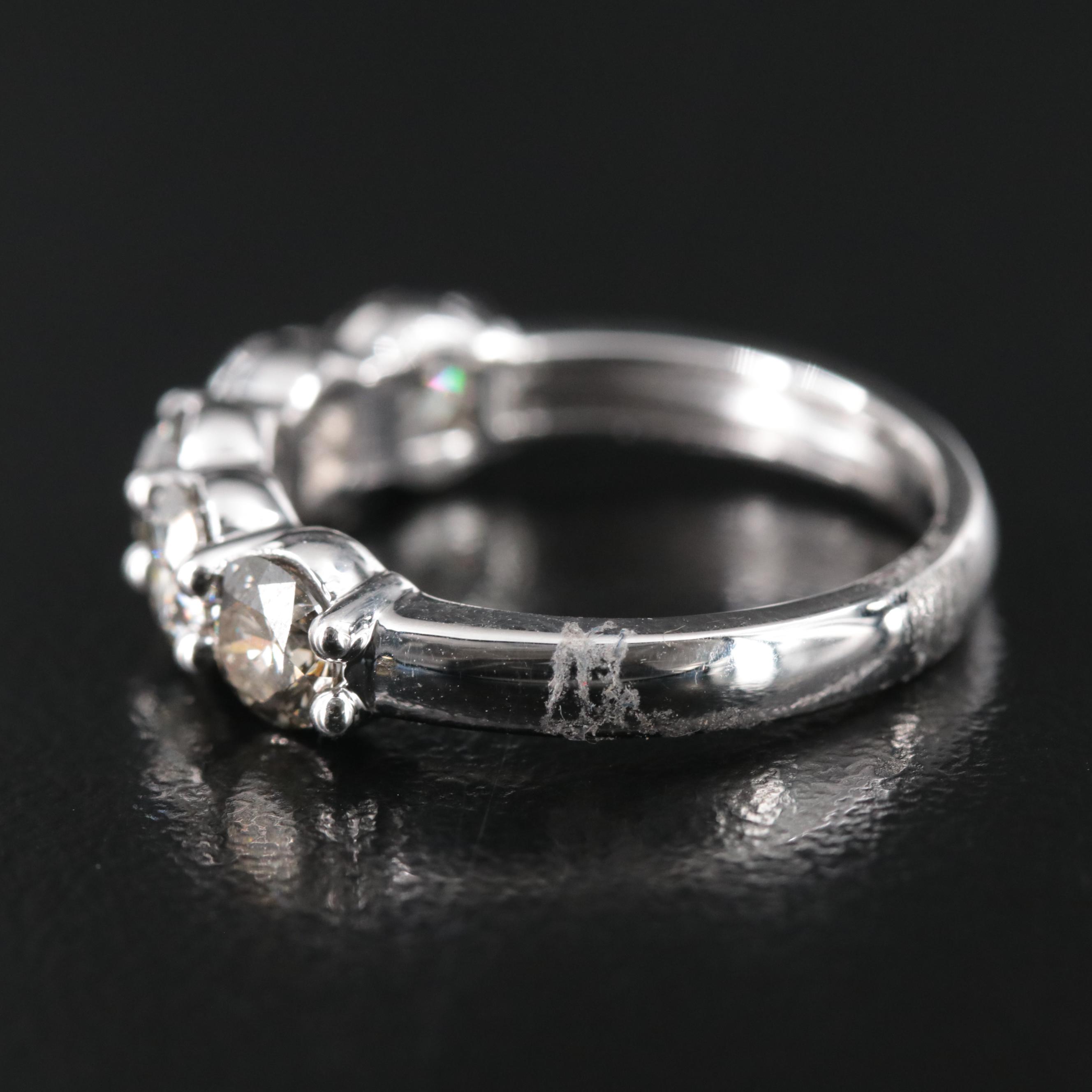 14K 8.49 CTW Diamond Ring with Lab Grown Fancy Center