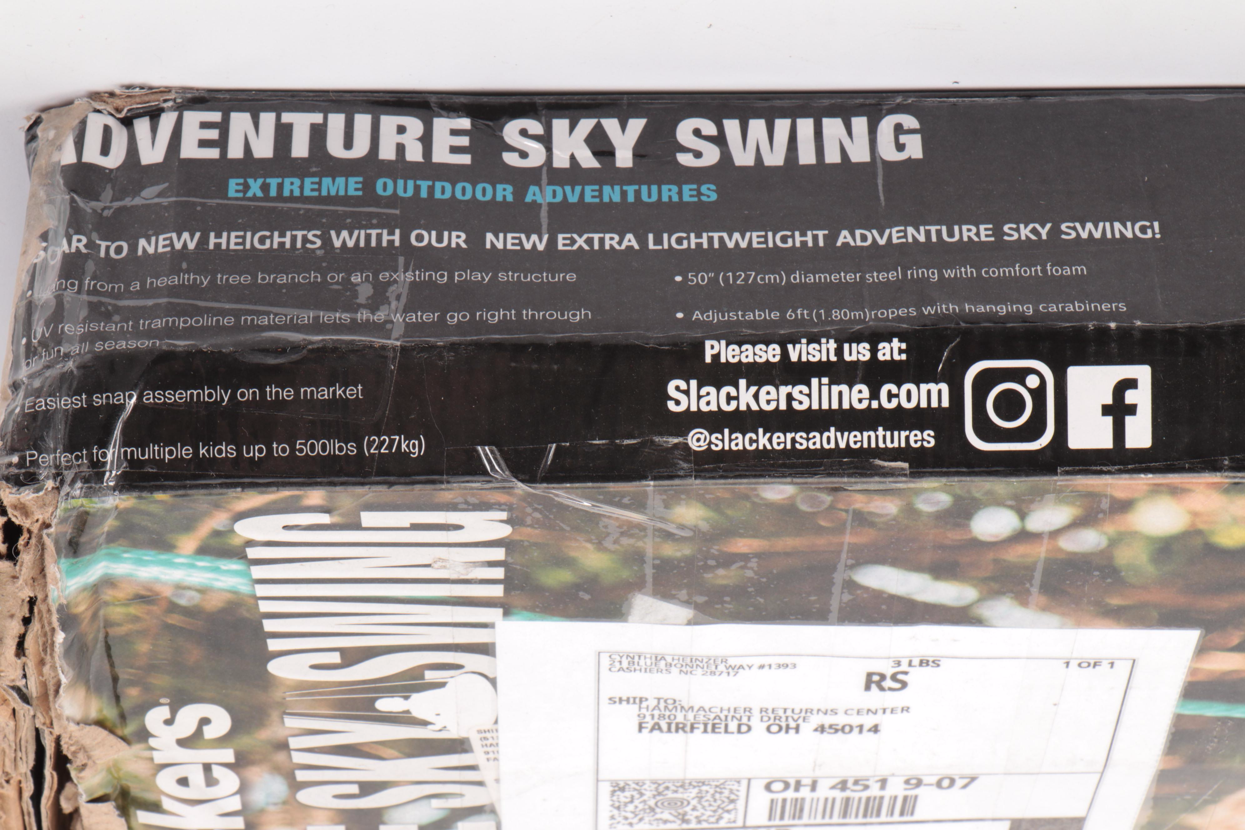 Slackers Adventure Sky Swing