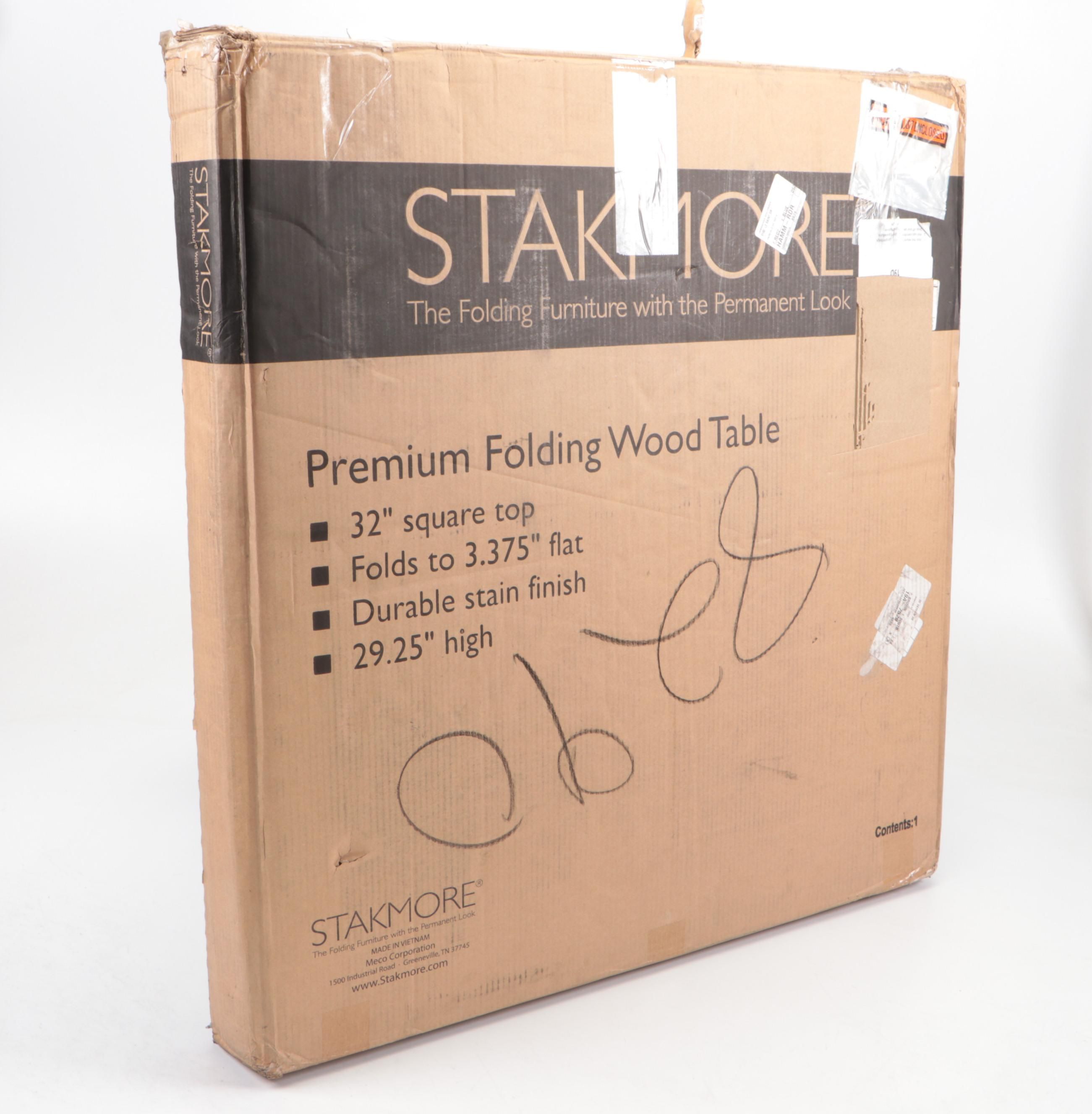 stakmore folding table driftwood        
        <figure class=