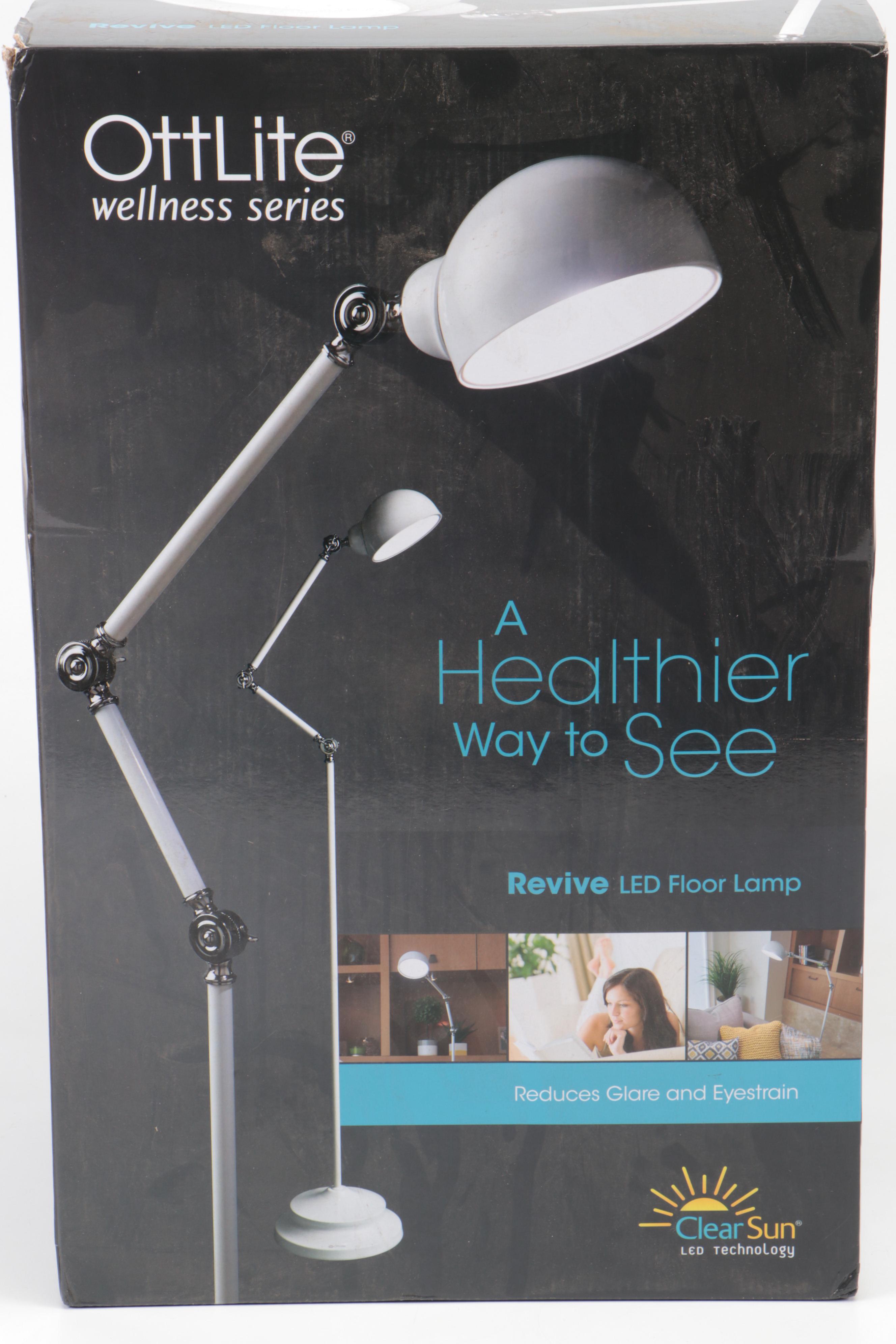 OttLite Wellness Series Revive LED Floor Lamp