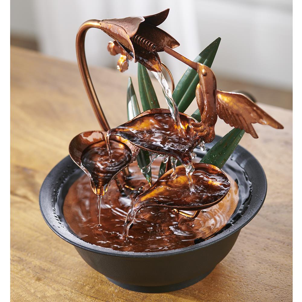 Hummingbird Serenity Indoor Table Fountain