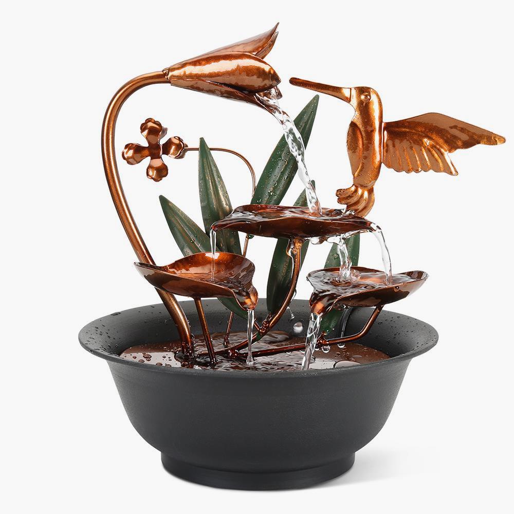 Hummingbird Serenity Indoor Table Fountain