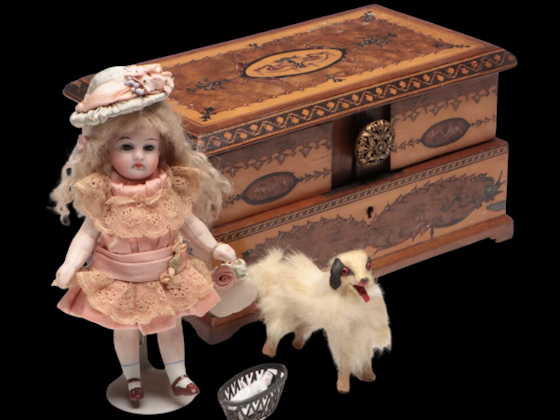 The Collection of Sandie Gemp Featuring Antique Dolls & Miniatures