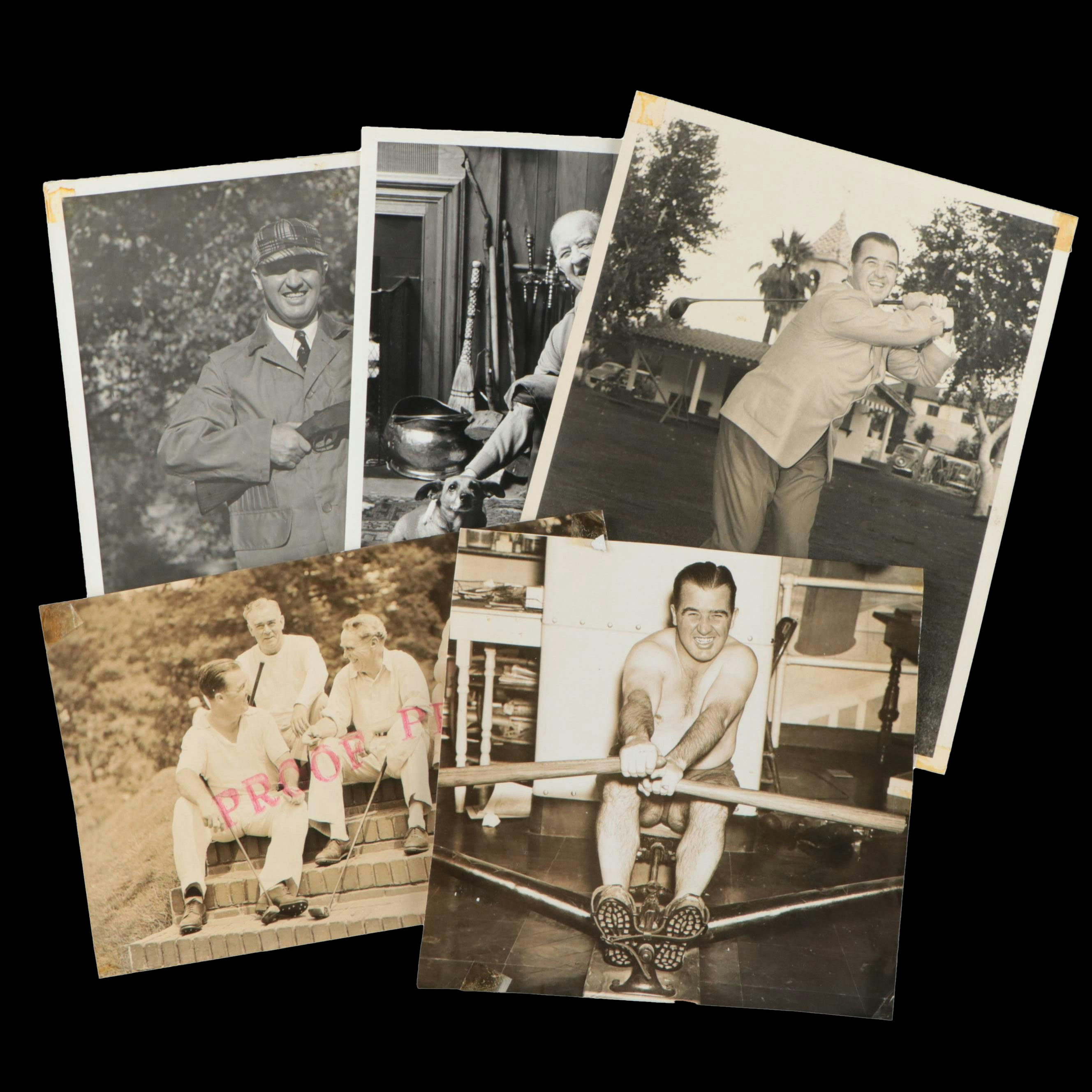 Photos of Albert Benjamin "Happy" Chandler Golfing, Rowing and More