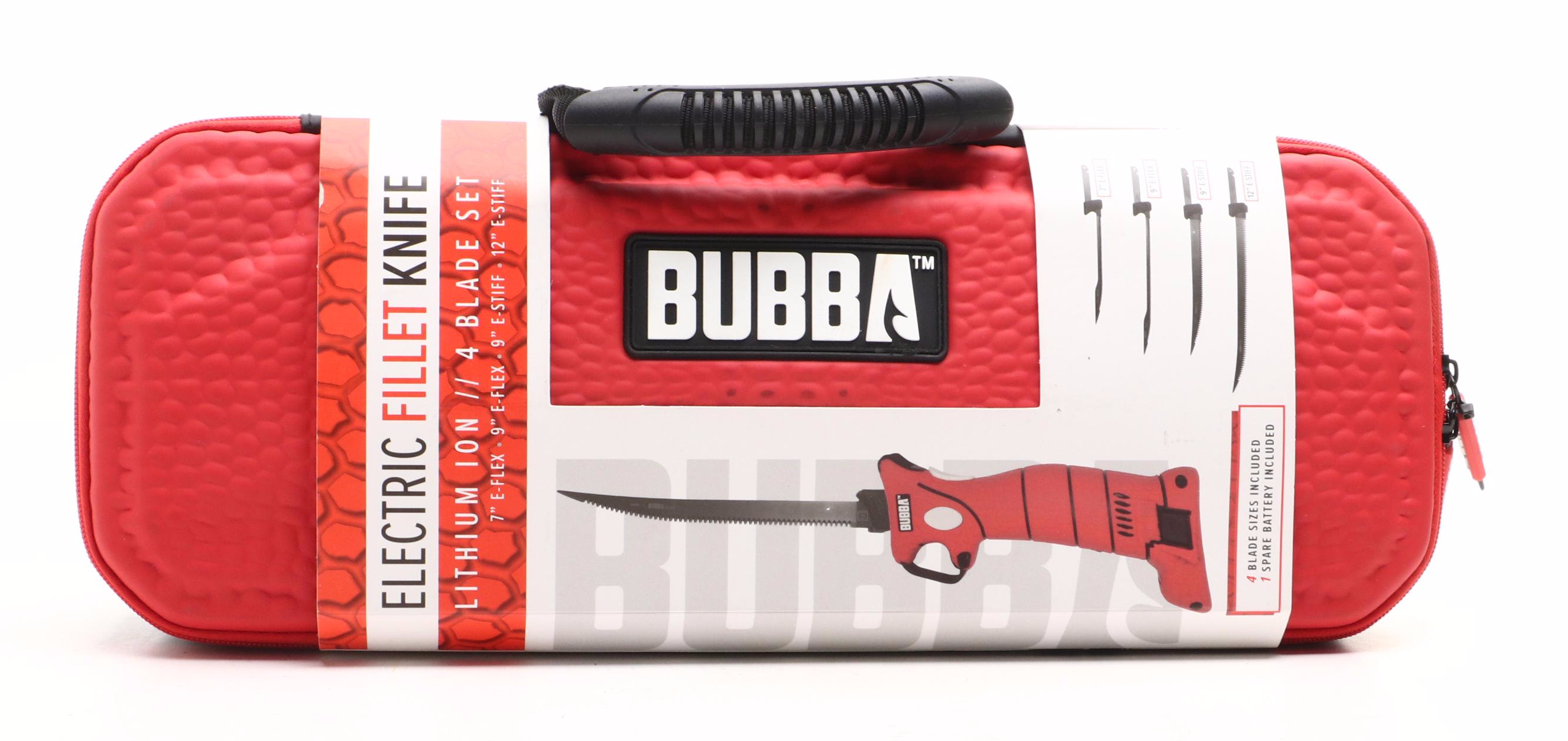 Bubba Electric Filet Knife with Rapala 6" Soft Grip Filet Knife