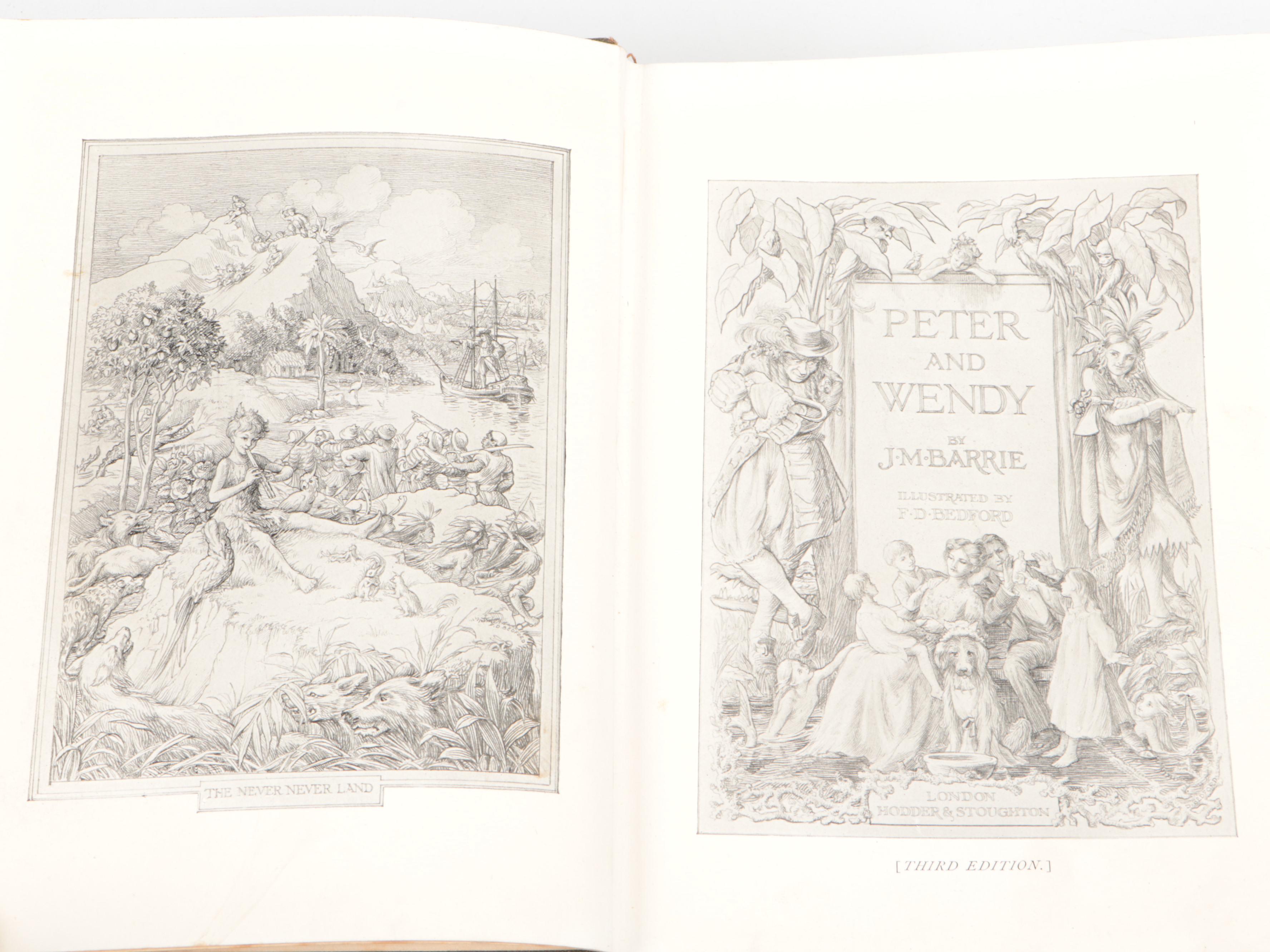 Third Edition "Peter and Wendy" by J. M. Barrie, 1911