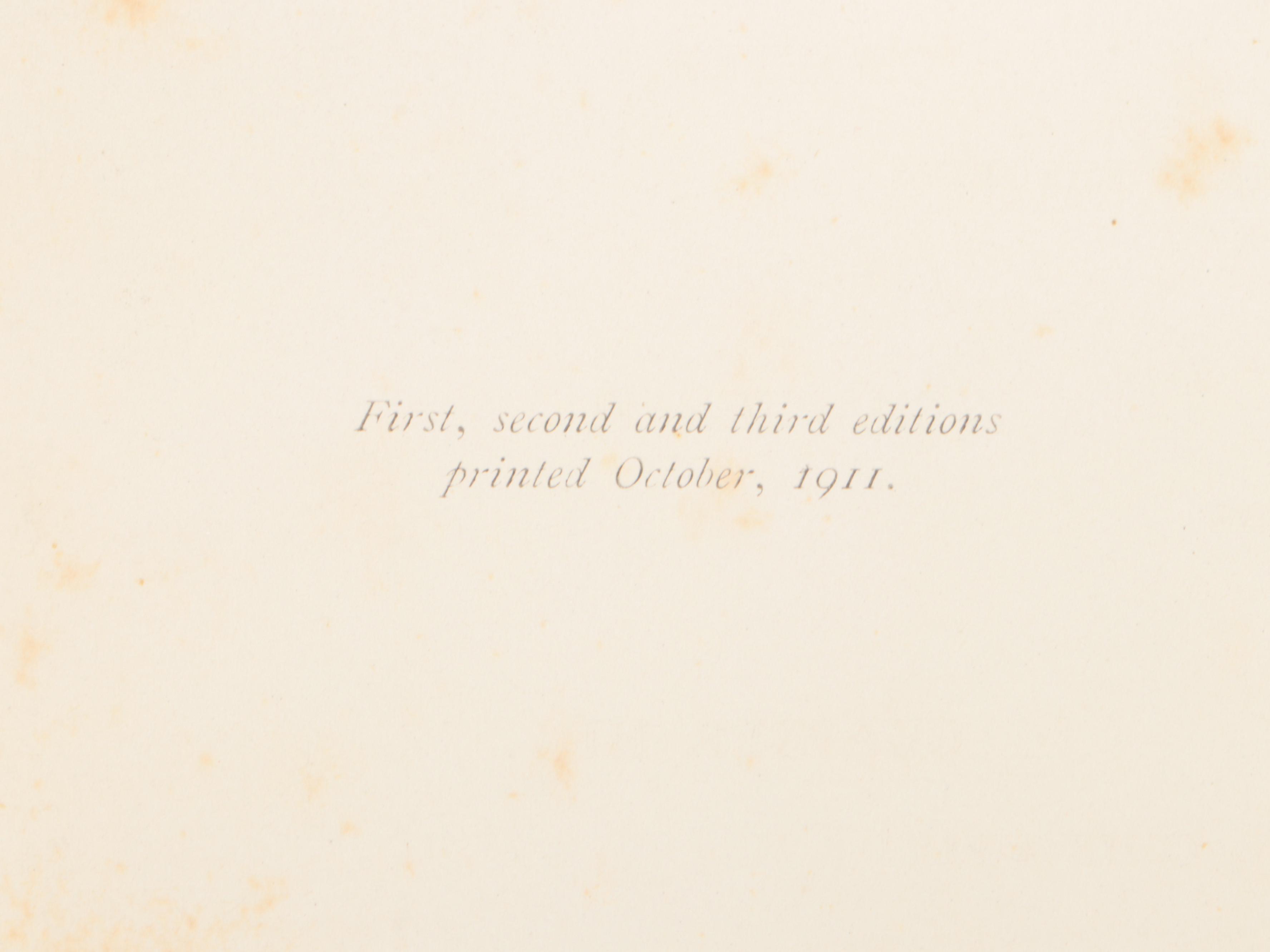 Third Edition "Peter and Wendy" by J. M. Barrie, 1911