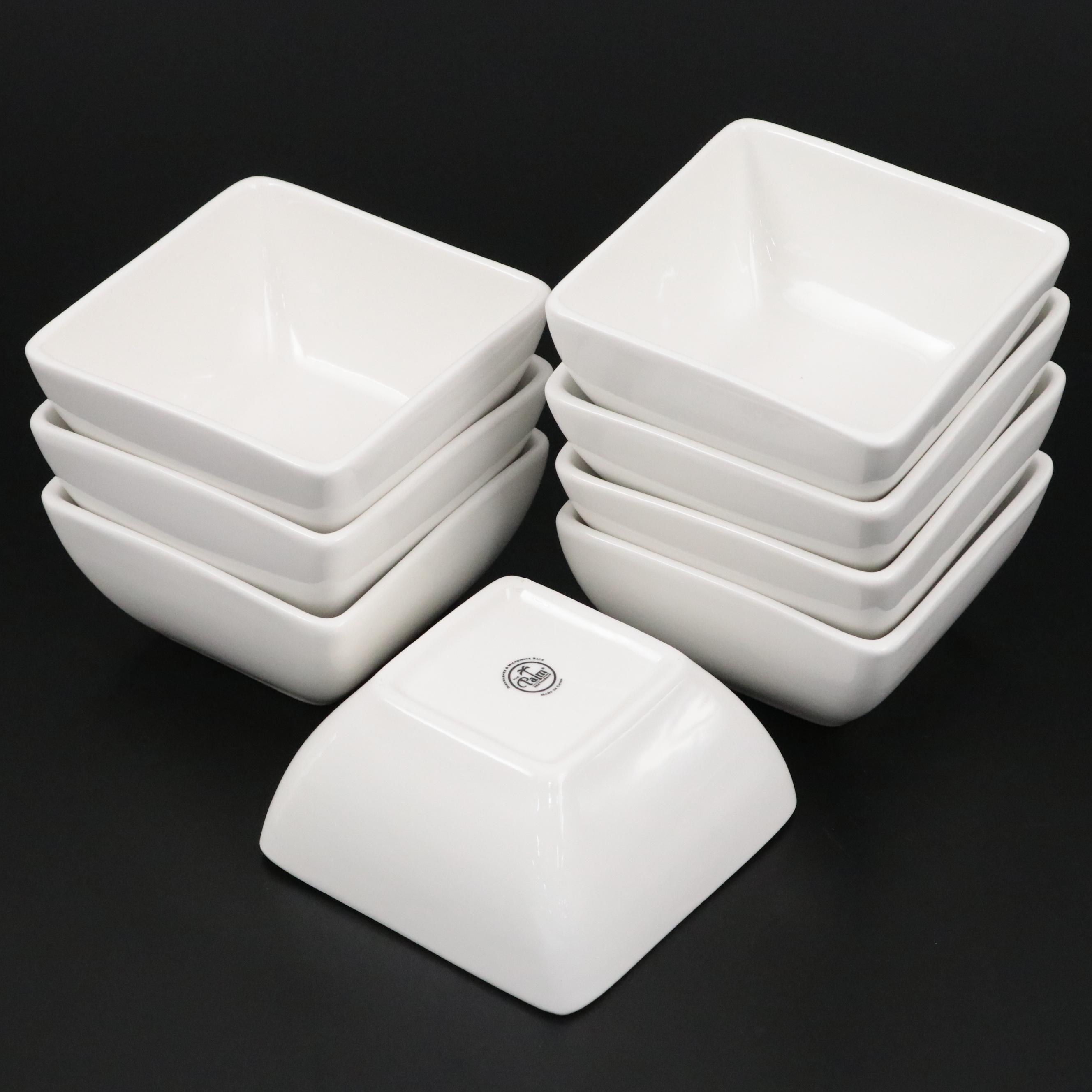 Modern White Porcelain Dinnerware by WP, Contemporary