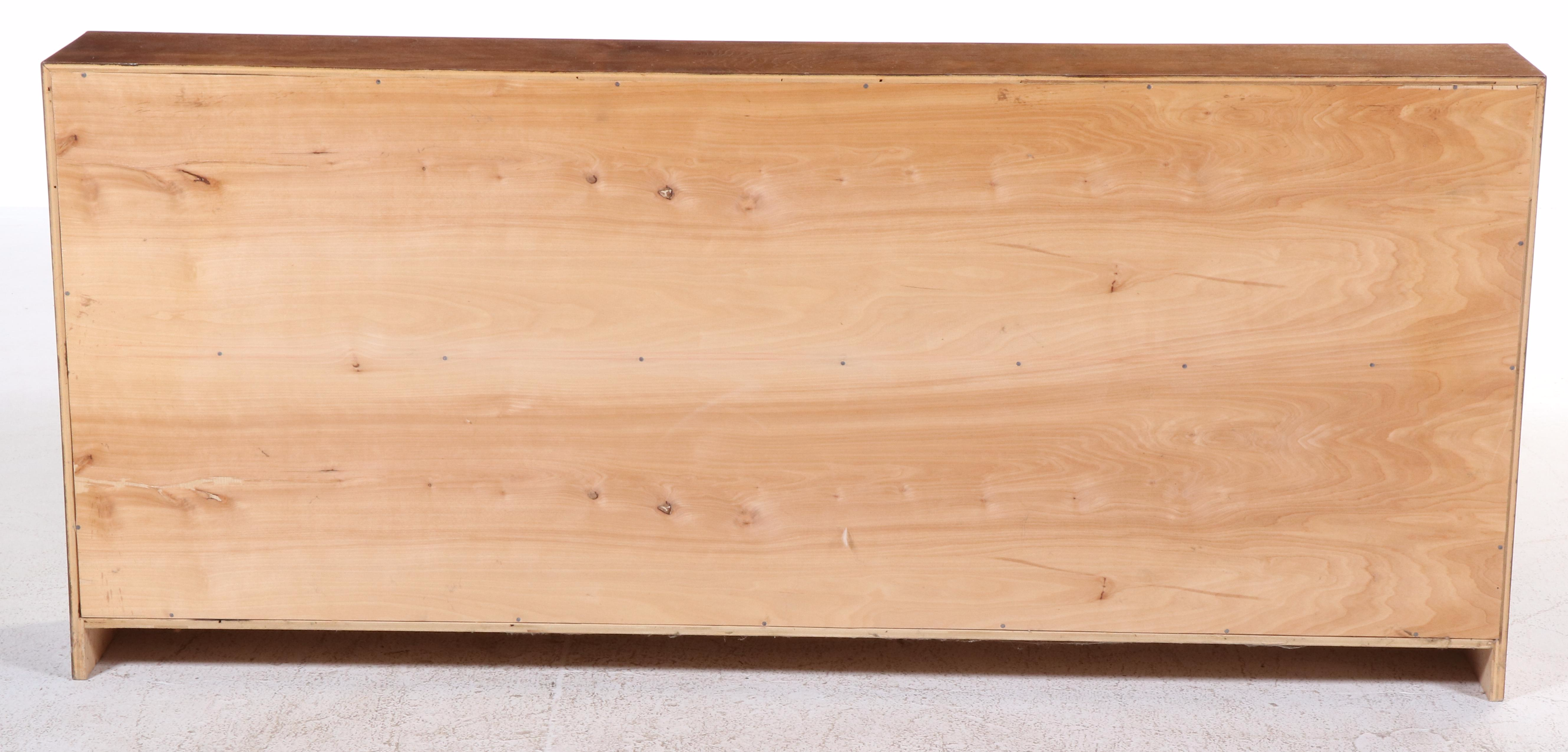 Custom-Made Two-Shelf Open Bookcase