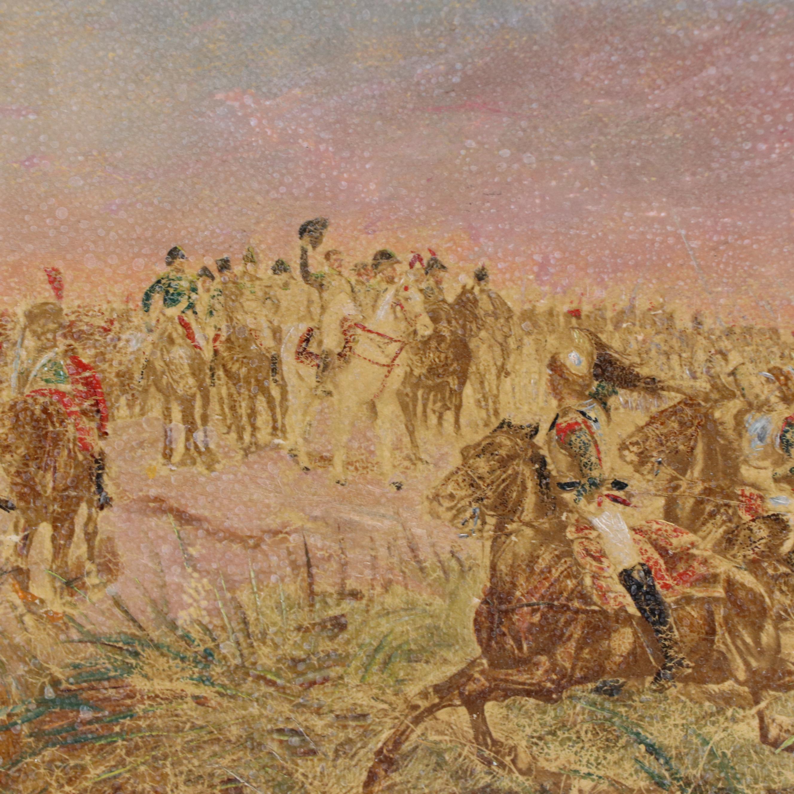 Oil Painting After Jean-Louis-Ernest Meissonier "1807, Friedland"