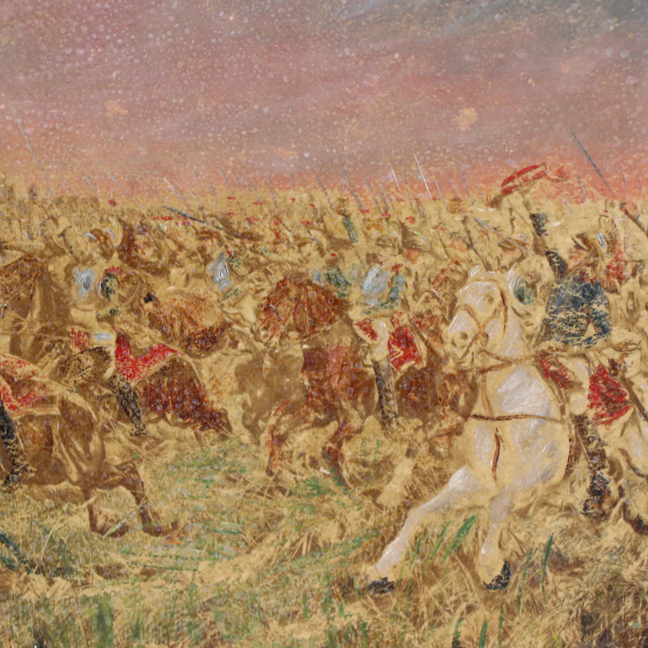 Oil Painting After Jean-Louis-Ernest Meissonier "1807, Friedland"