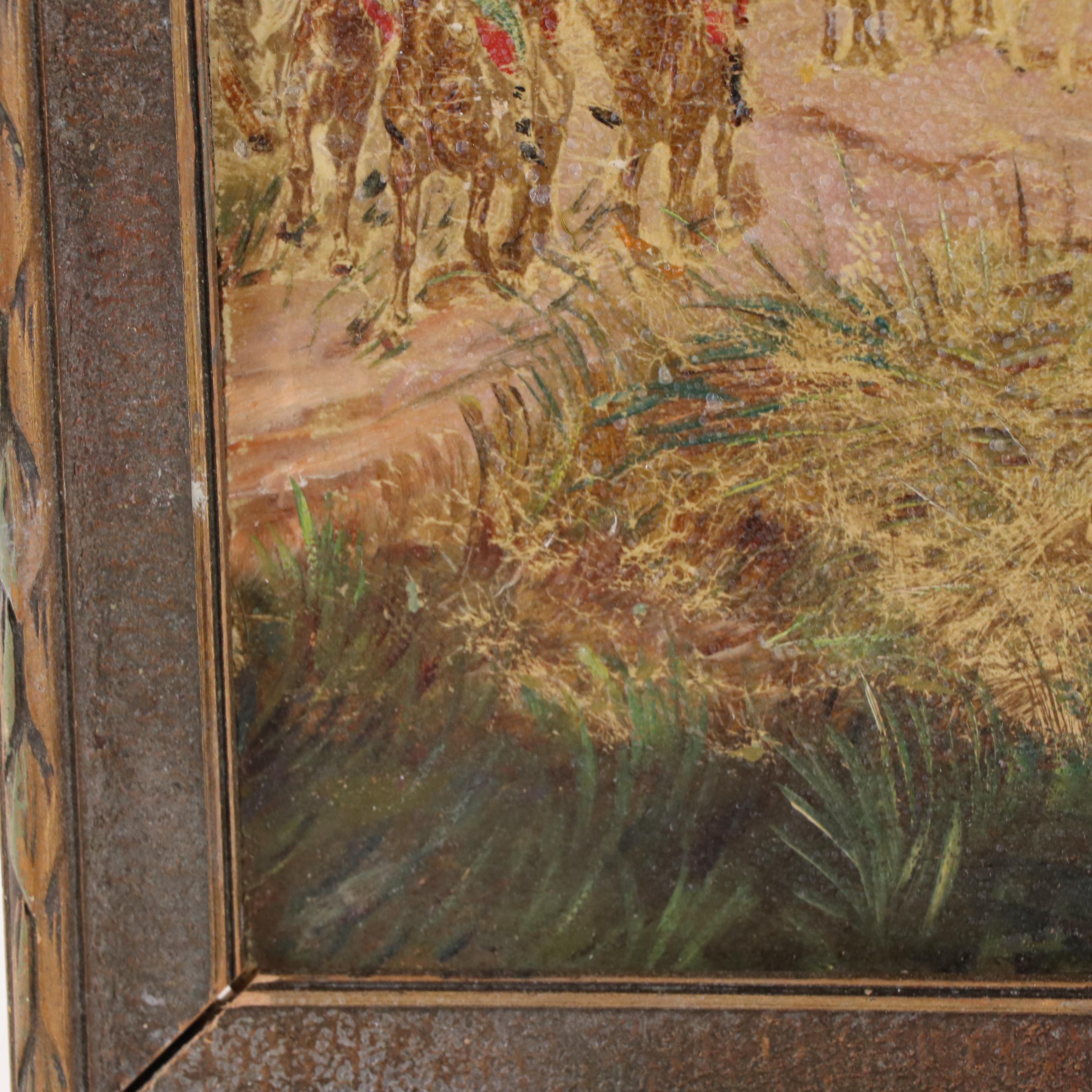 Oil Painting After Jean-Louis-Ernest Meissonier "1807, Friedland"