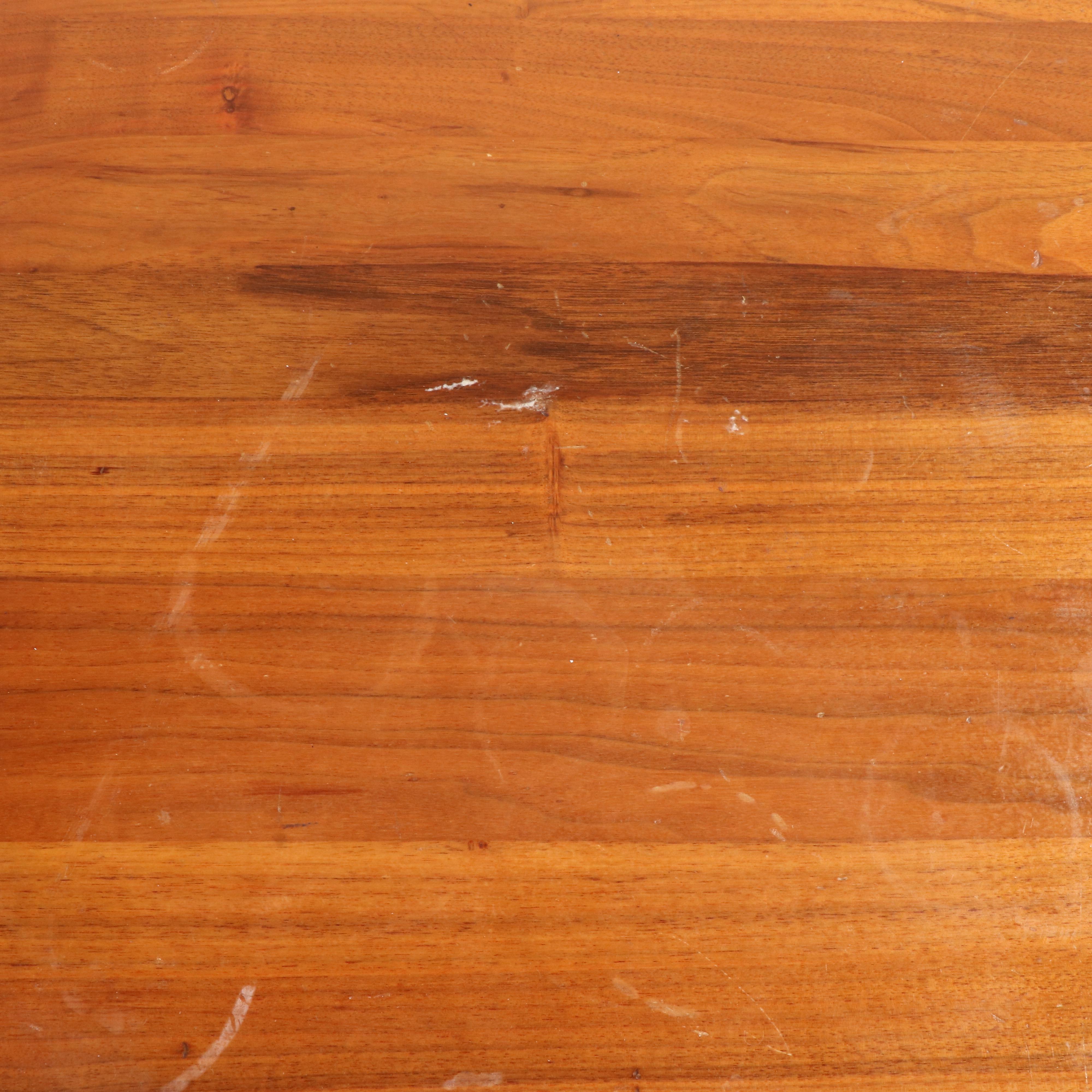 Federal Style Walnut Six-Drawer Dresser, Mid to Late 20th Century