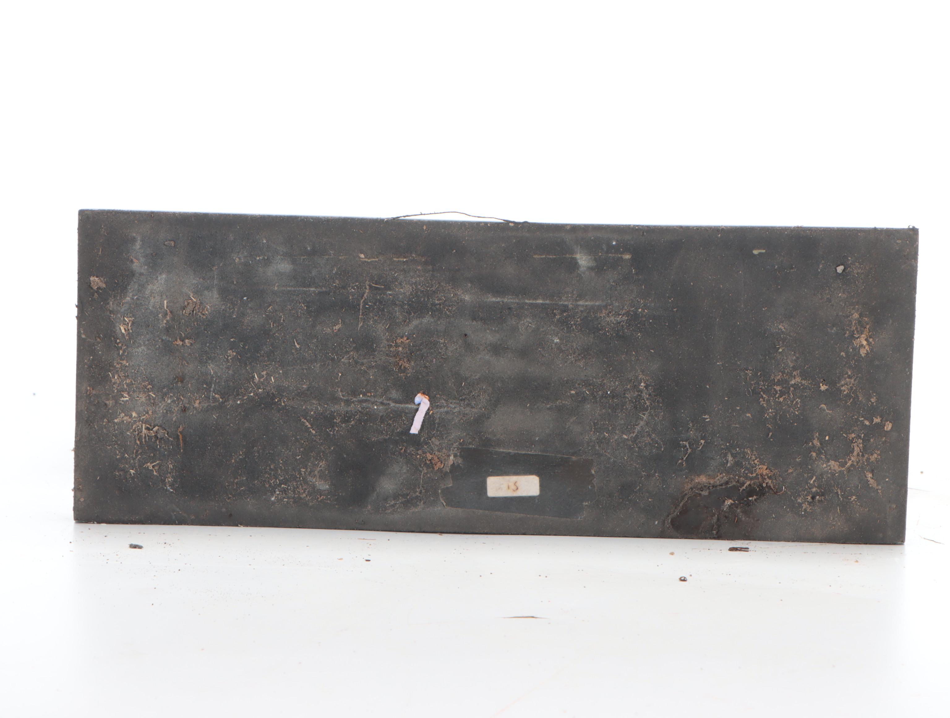 Carved Stone Tablet on Stand