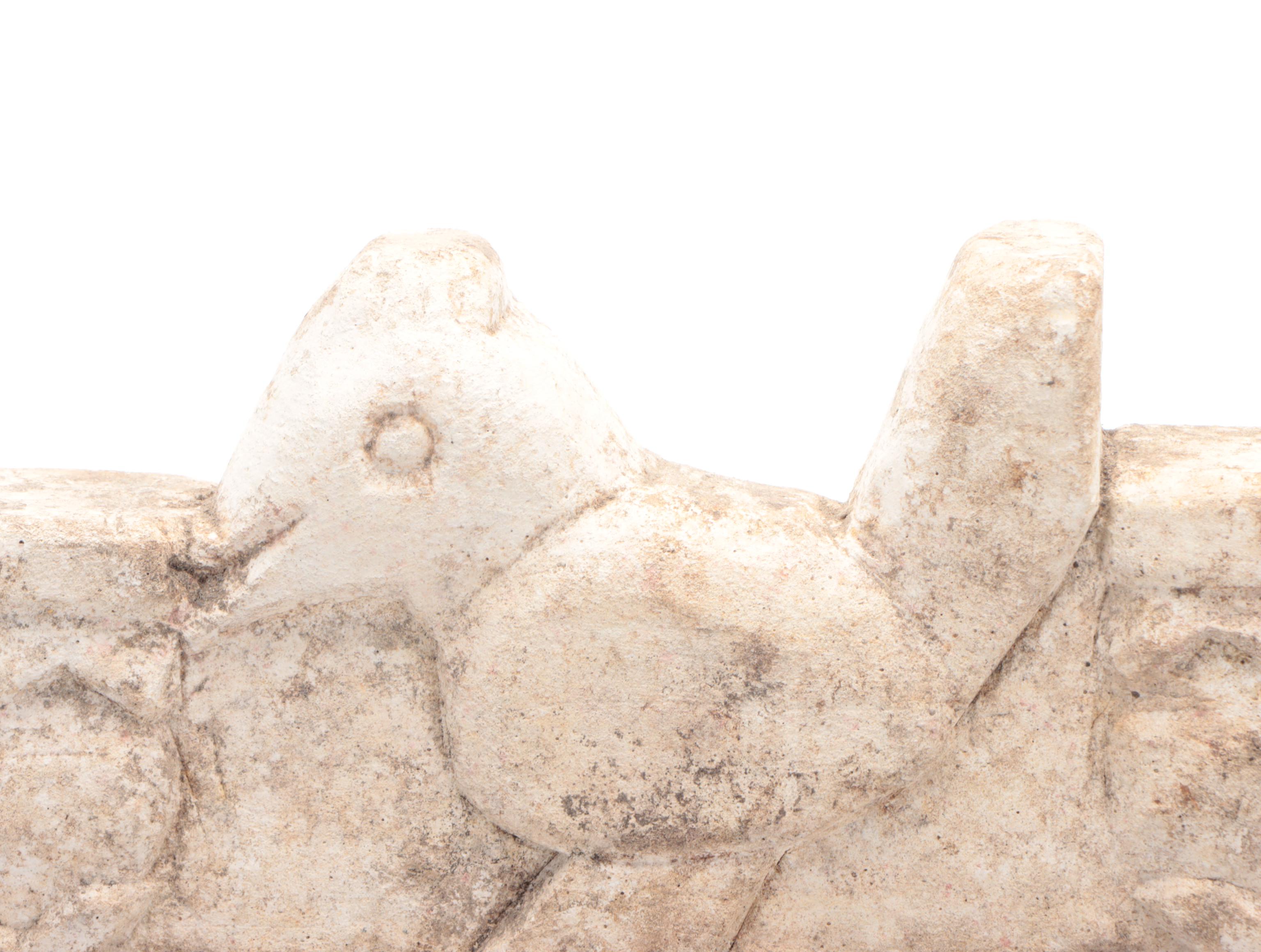 Carved Stone Tablet on Stand