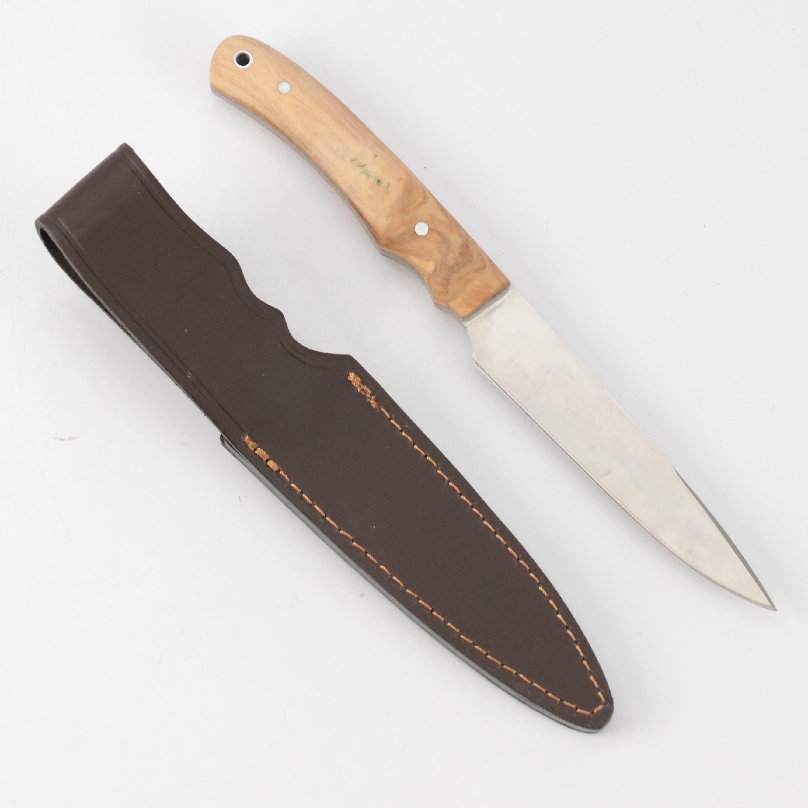 Muela Criollo Fixed Blade Knife and Leather Sheath with Remington Multi-Tool
