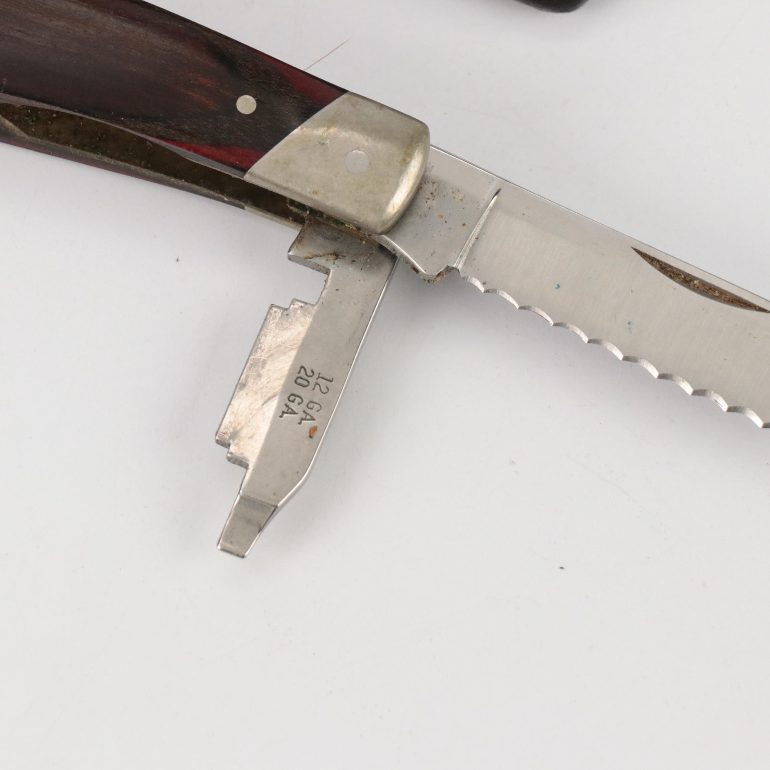 Muela Criollo Fixed Blade Knife and Leather Sheath with Remington Multi-Tool