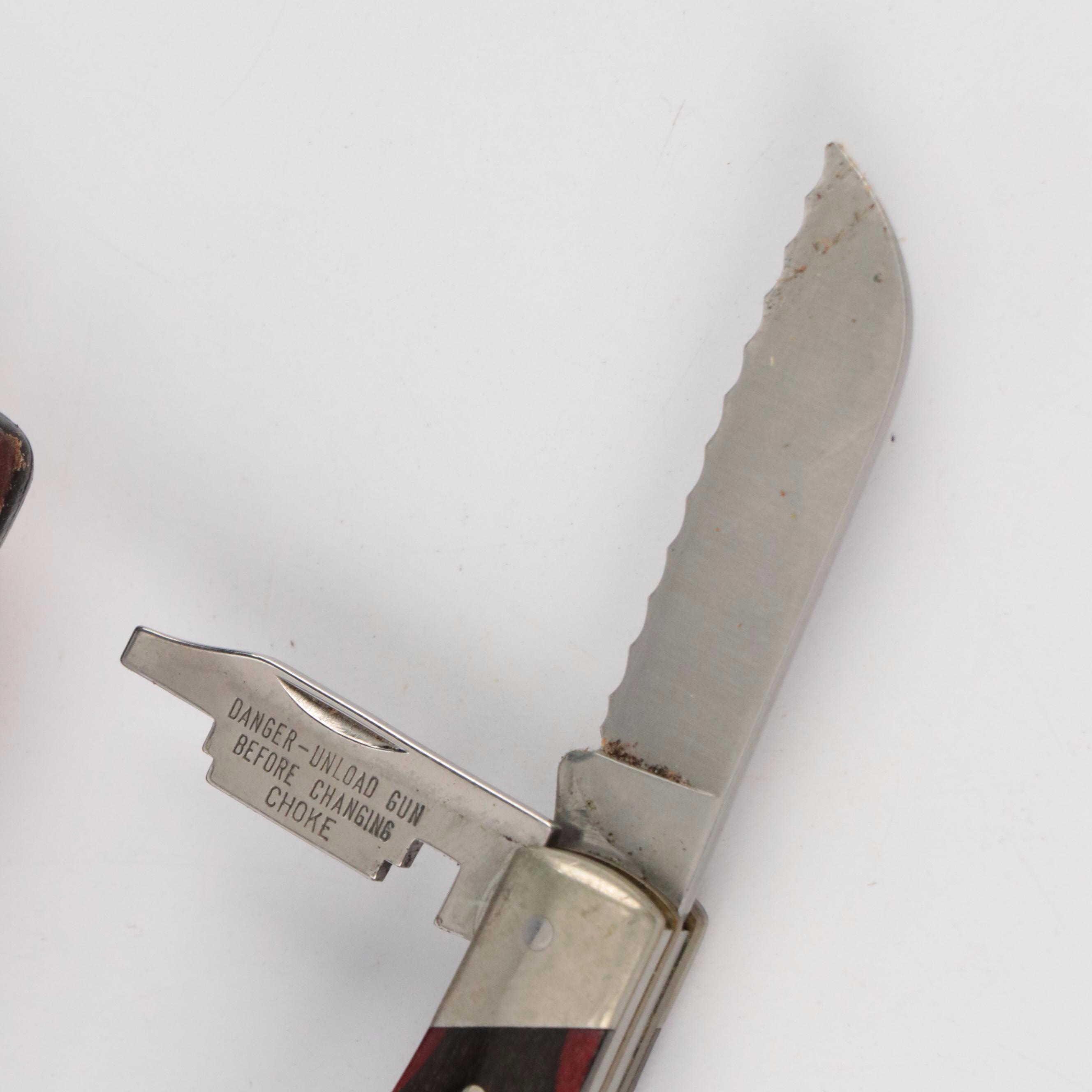 Muela Criollo Fixed Blade Knife and Leather Sheath with Remington Multi-Tool