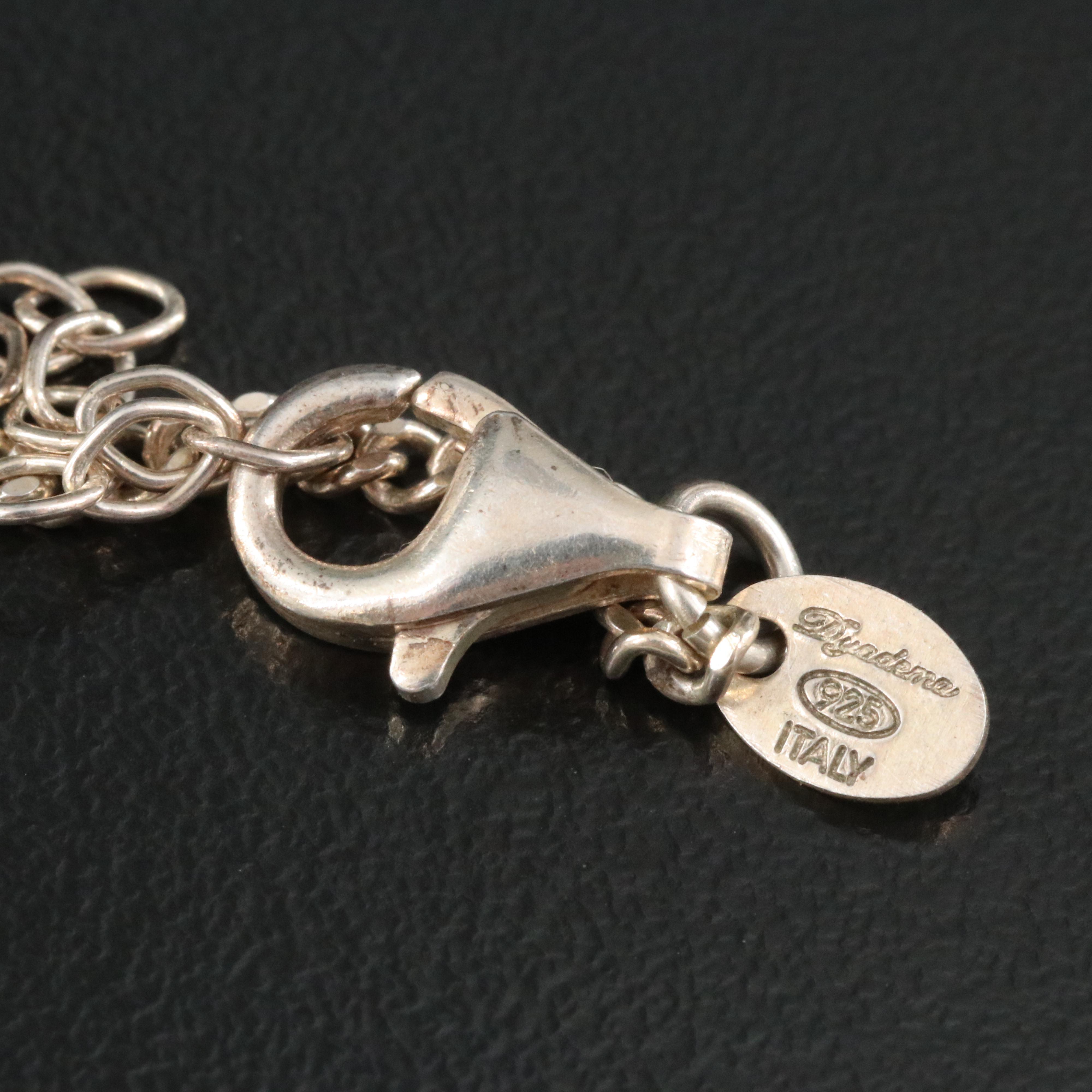 Dyadema Sterling "Love" Y Necklace