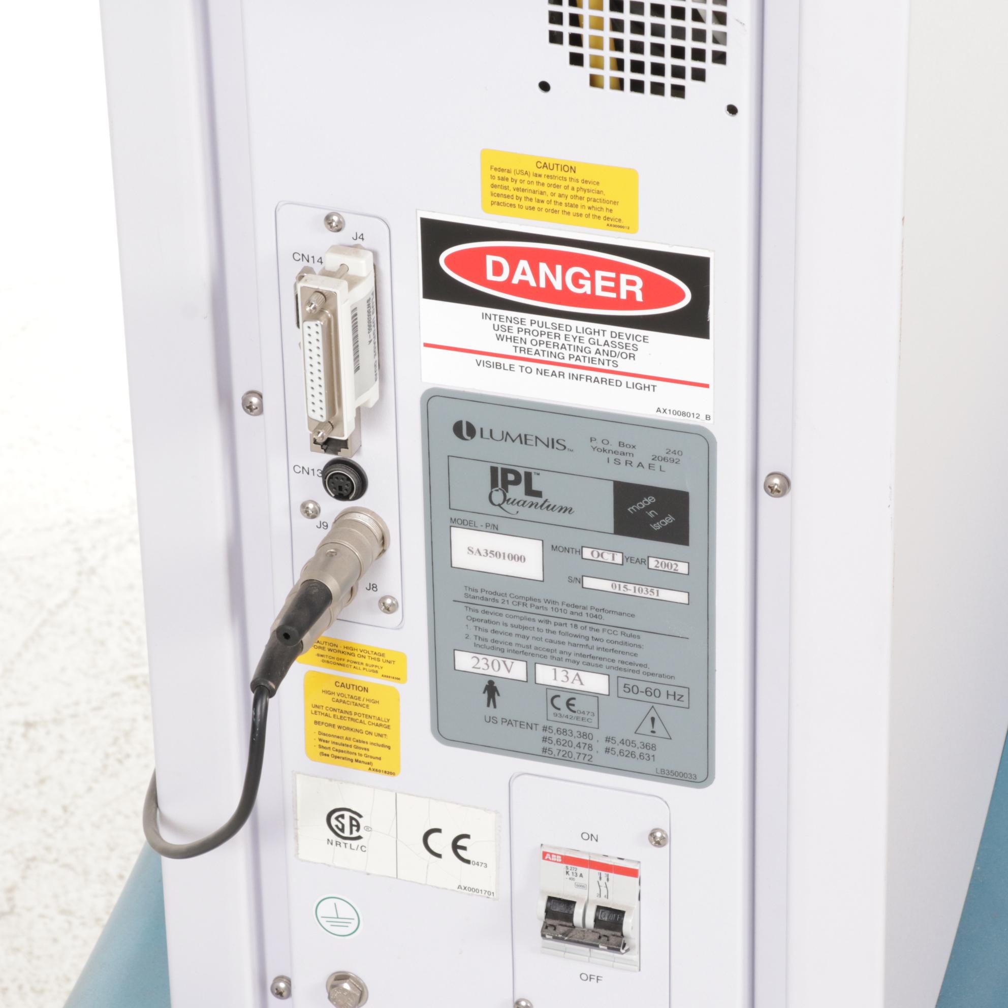 Lumenis IPL Quantum SA3501000 Laser Hair Removal Machine