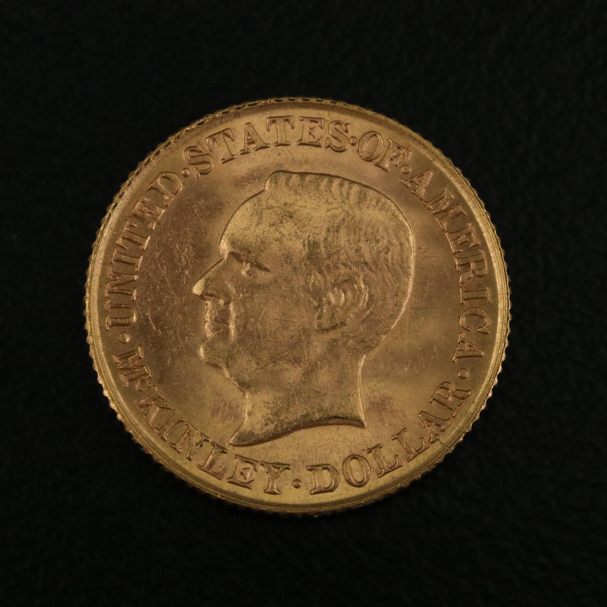 1916 Mckinley Commemorative $1 Gold Coin