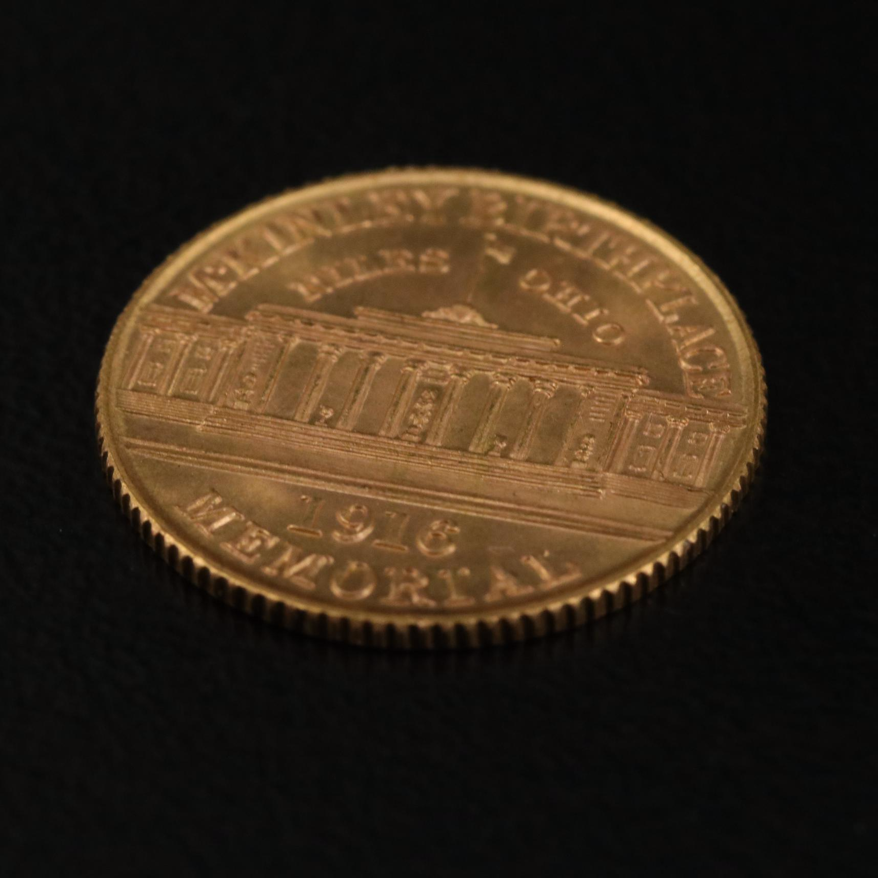 1916 Mckinley Commemorative $1 Gold Coin