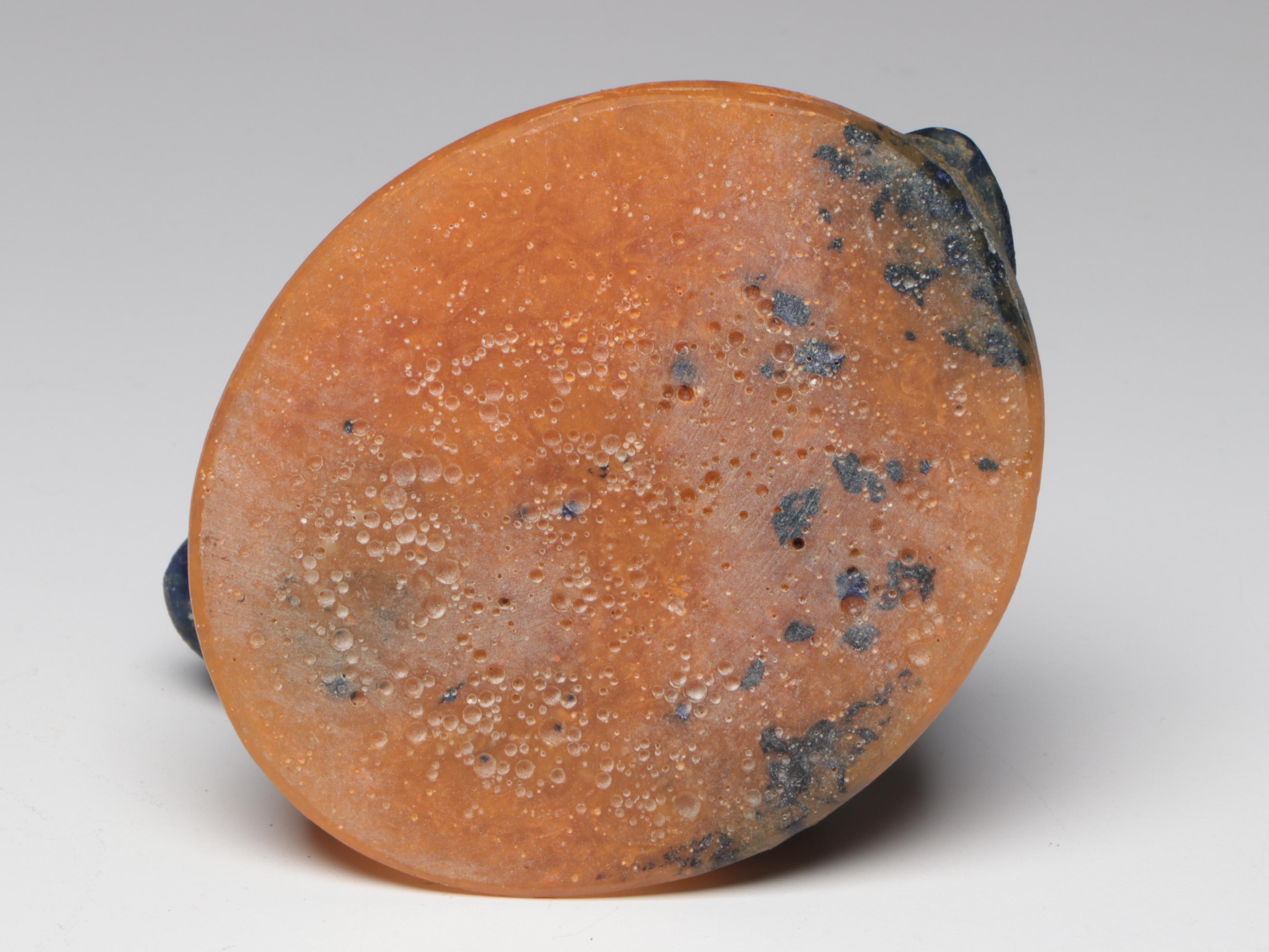 Amalric Walter Nancy Pâte-de-Verre Moth and Scarab Paperweights