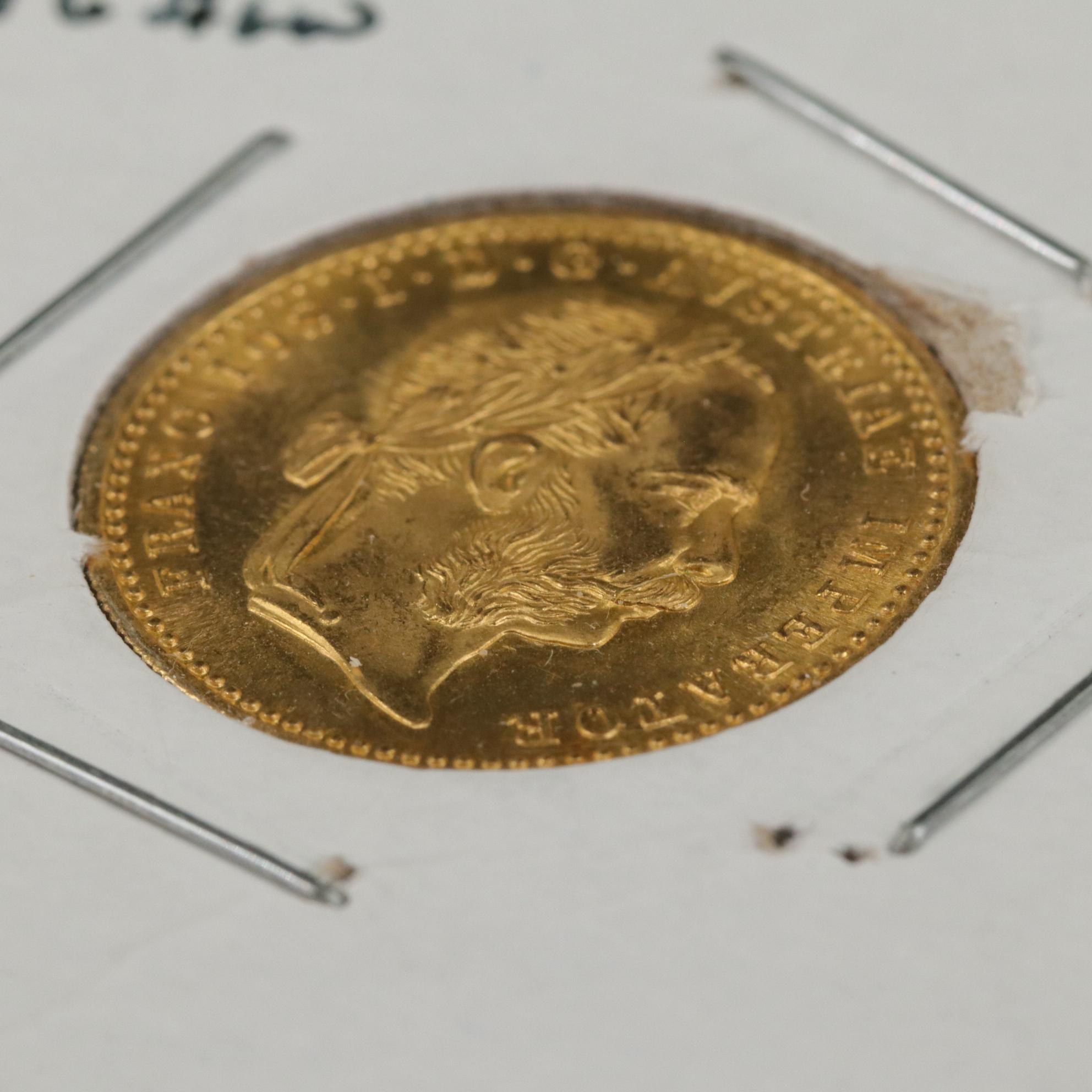 1915 Austrian One Ducat Gold Coin Re-strike