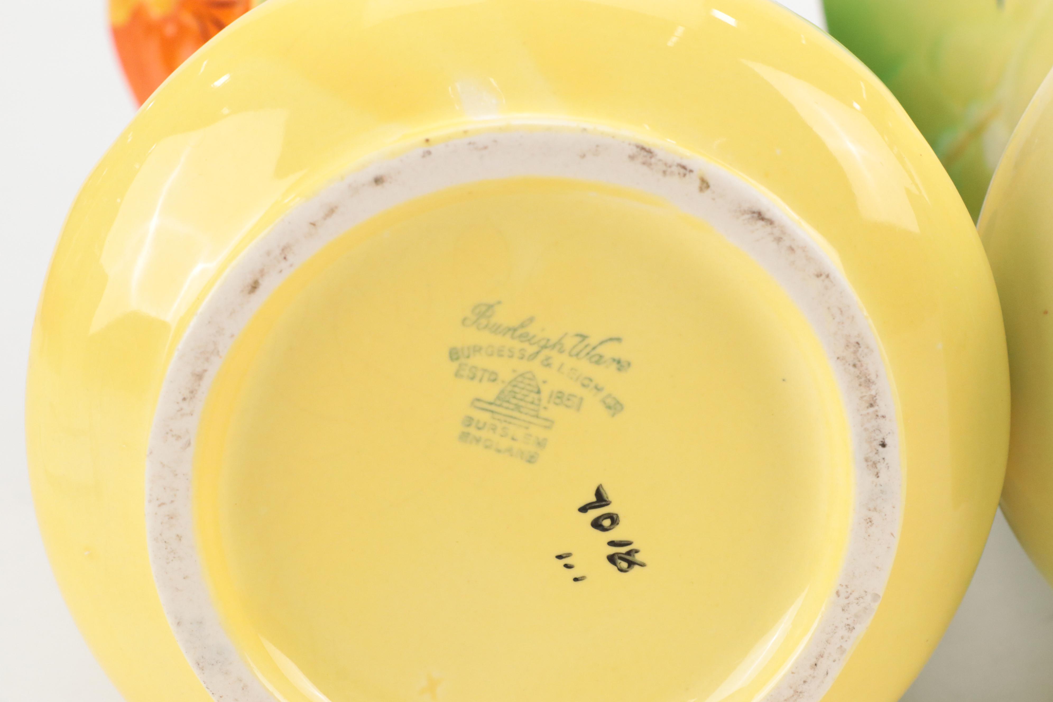 Burgess & Leigh Art Deco Style Burleigh Ware Pitchers, Early to Mid-20th Century