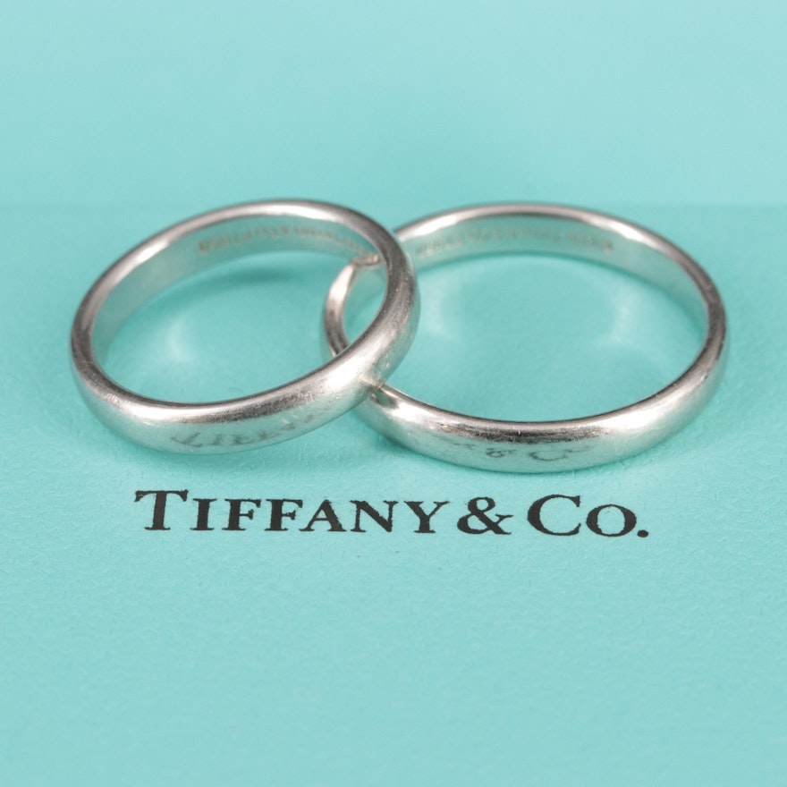 Tiffany & Co. Forever Platinum  Bands